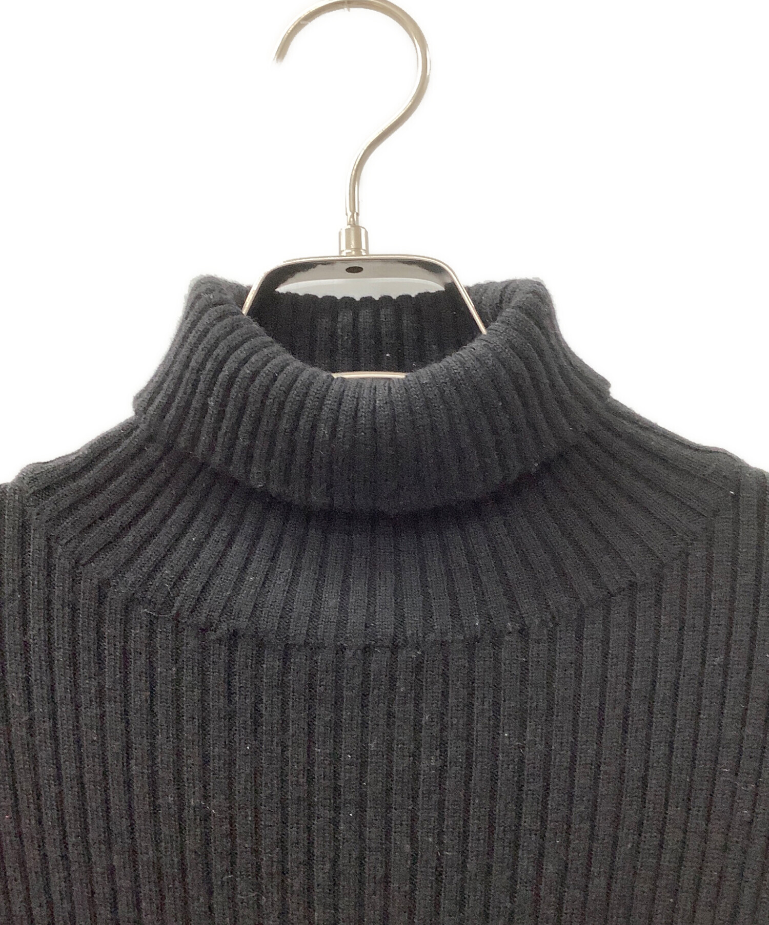 【美品】BURBERRY BLUE LABEL 黒ニットワンピース 38サイズ BURBERRY Blue Label】ニットワンピース黒 サイズ38