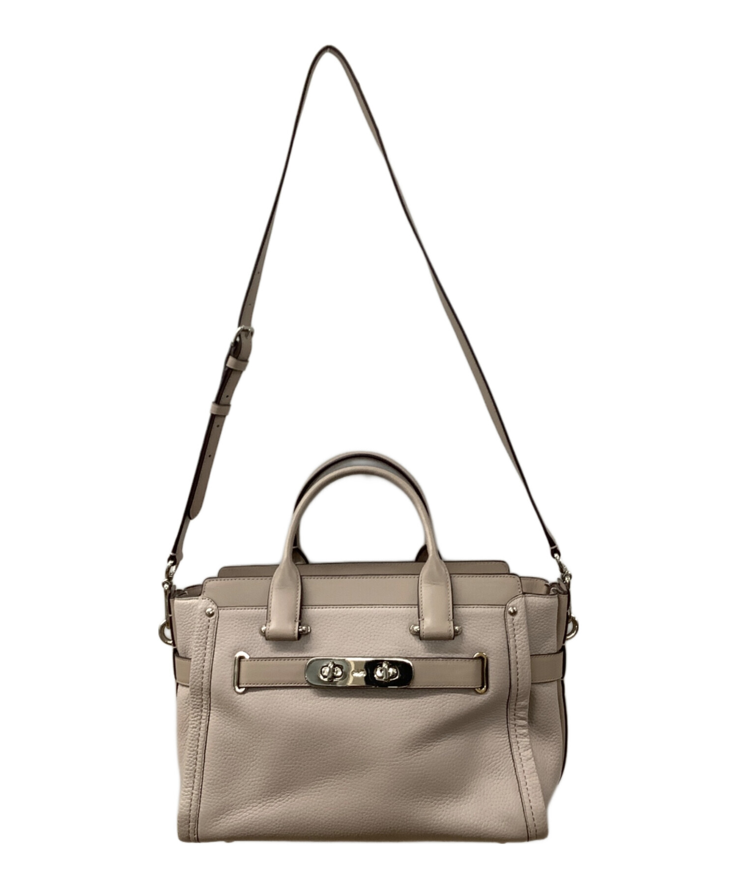 中古・古着通販】COACH (コーチ) 2WAYショルダーバッグ ベージュ 