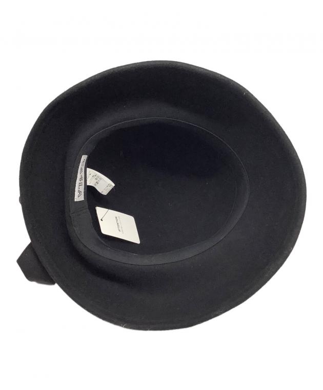 中古・古着通販】CA4LA (カシラ) フェルトハット ブラック 未使用品