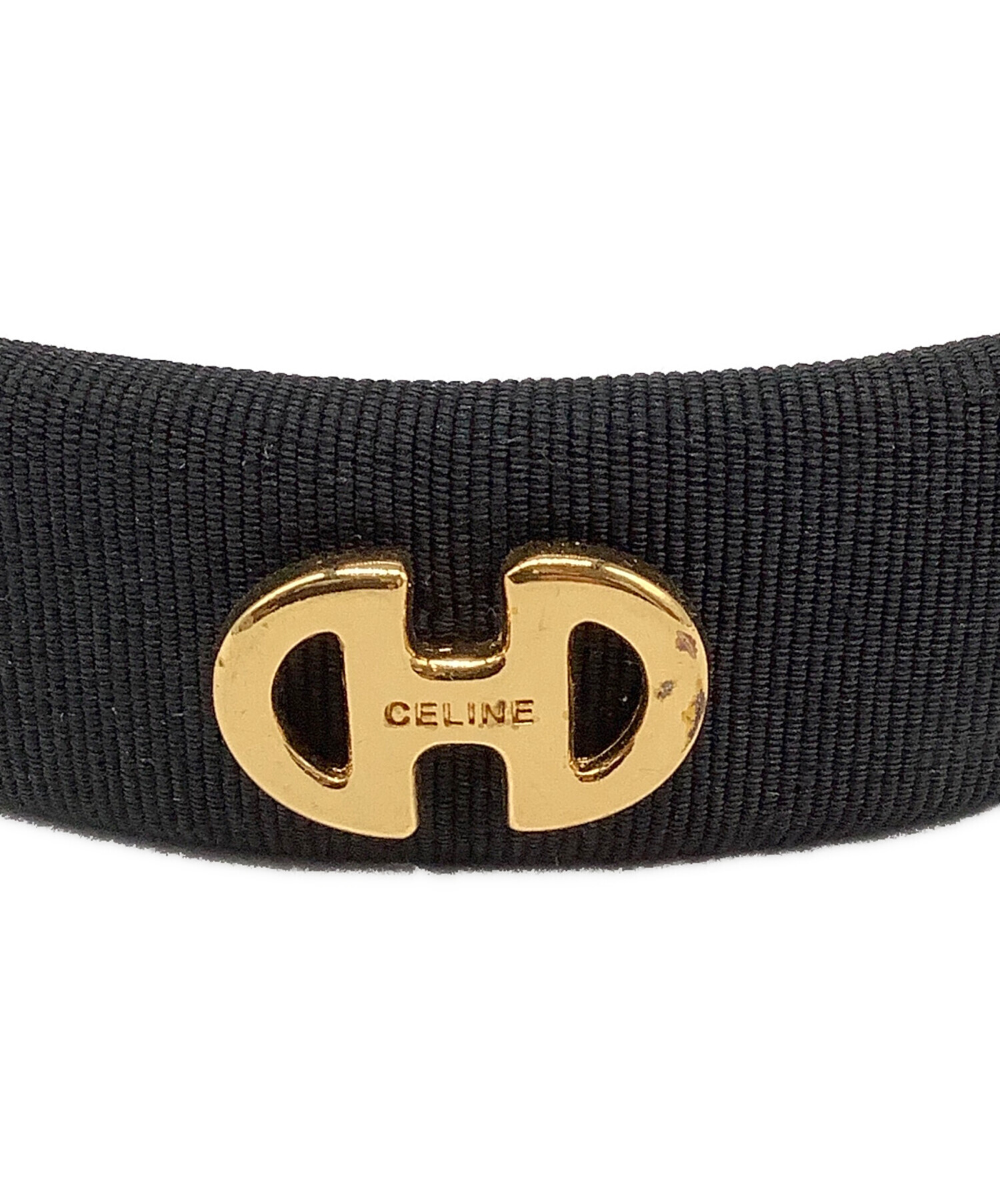 中古・古着通販】CELINE (セリーヌ) カチューシャ ブラック サイズ