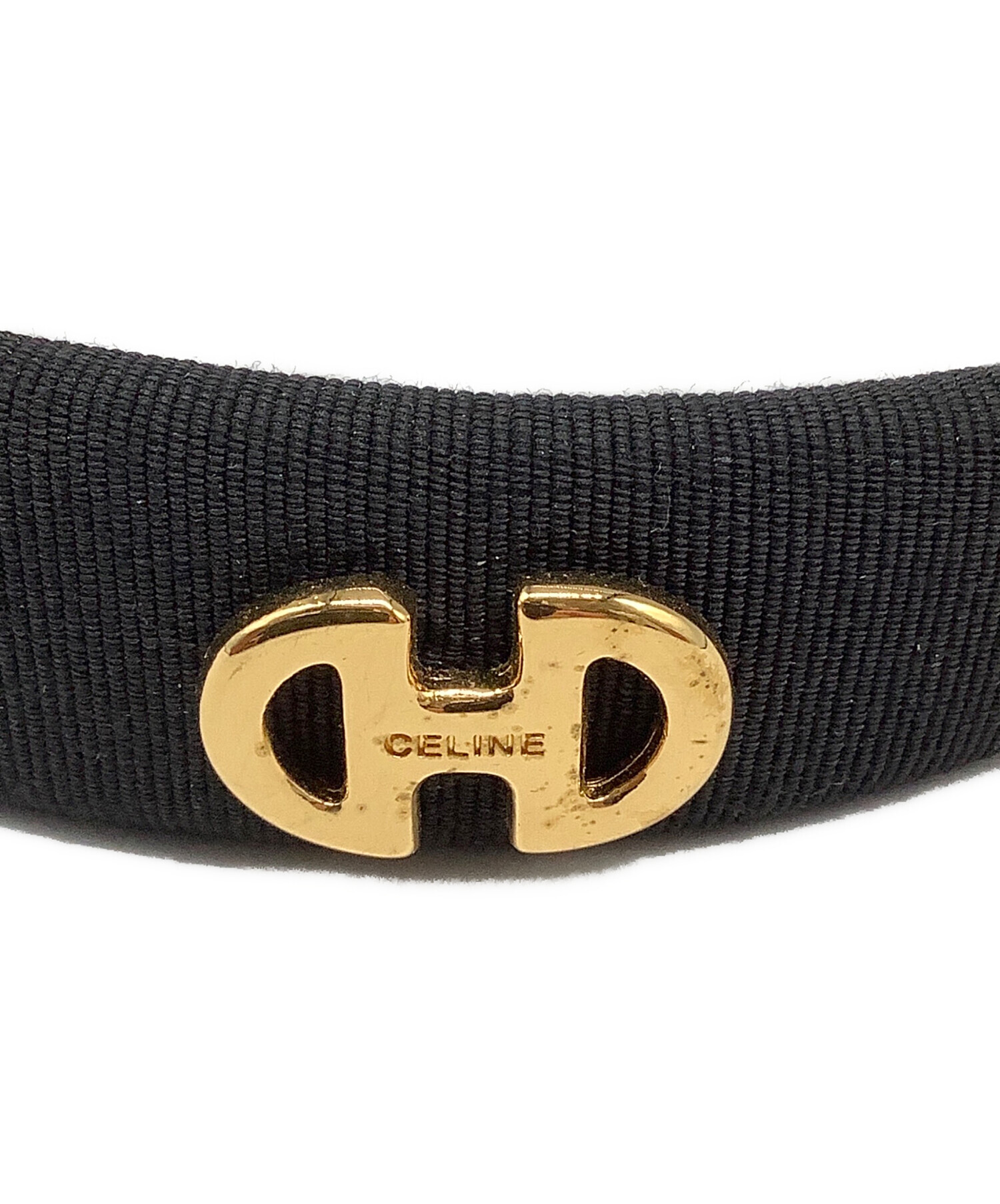 中古・古着通販】CELINE (セリーヌ) カチューシャ ブラック サイズ