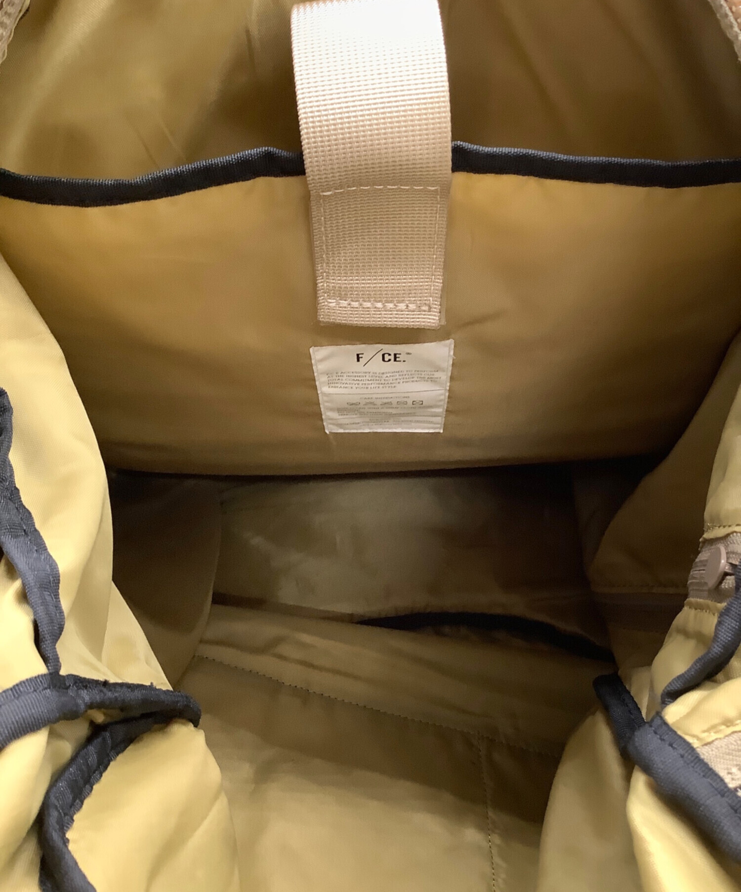 中古・古着通販】F/CE. (エフシーイー) リュック ベージュ｜ブランド