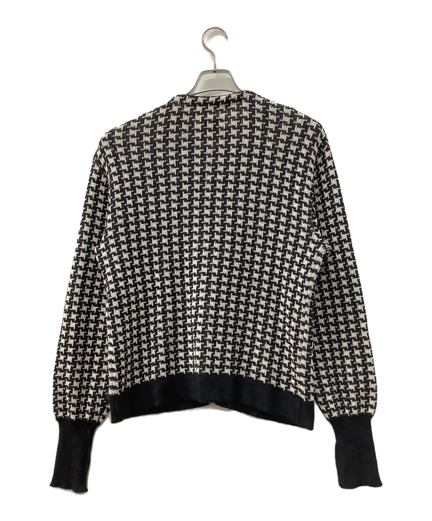 Needles Houndstooth V Neck Cardigan S Needles Men's V-Neck