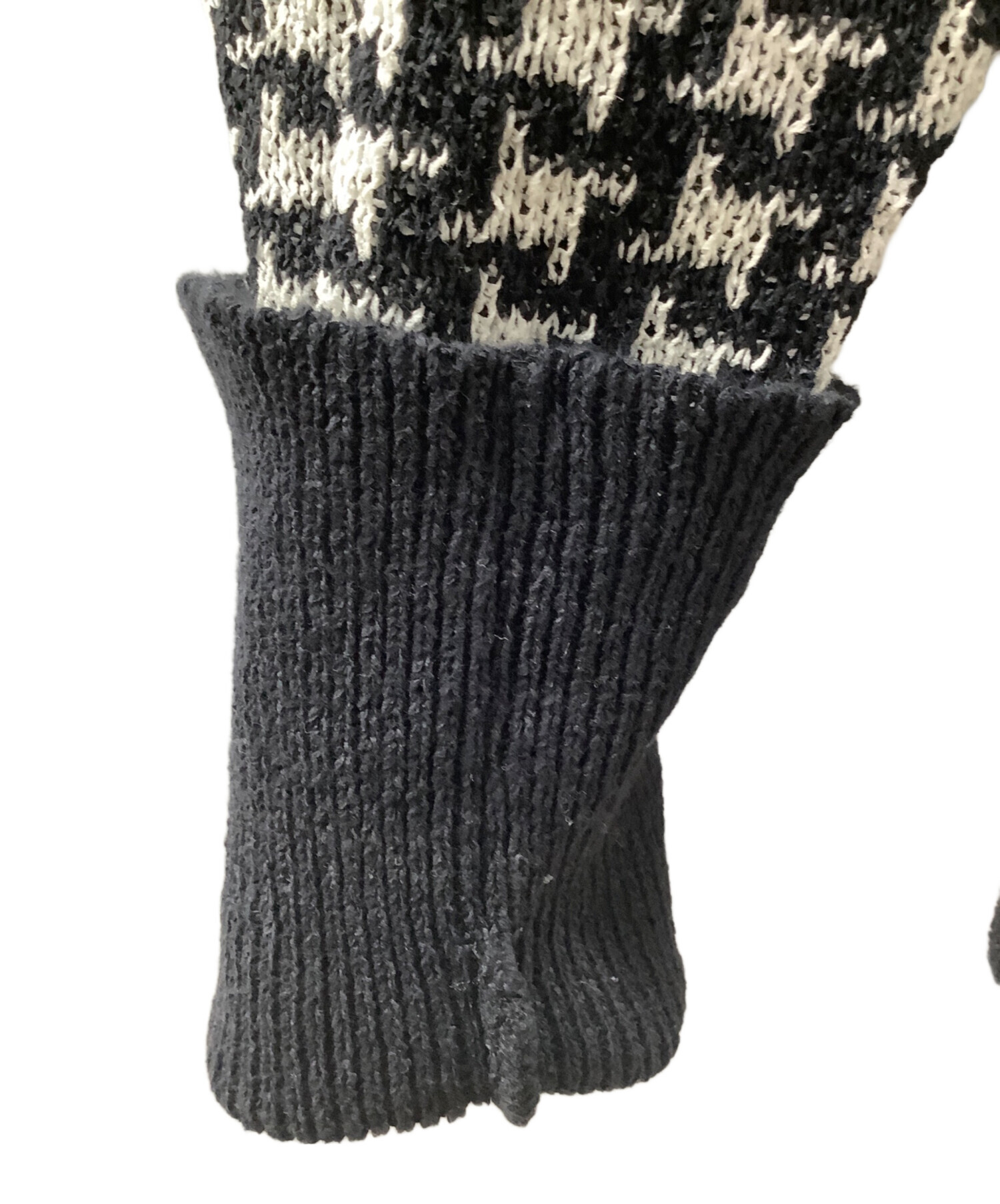 Needles ニードルズ Vneck Cardigan-Houndstooth 中古・古着通販】Needles (ニードルズ) V Neck Cardigan - Houndstooth