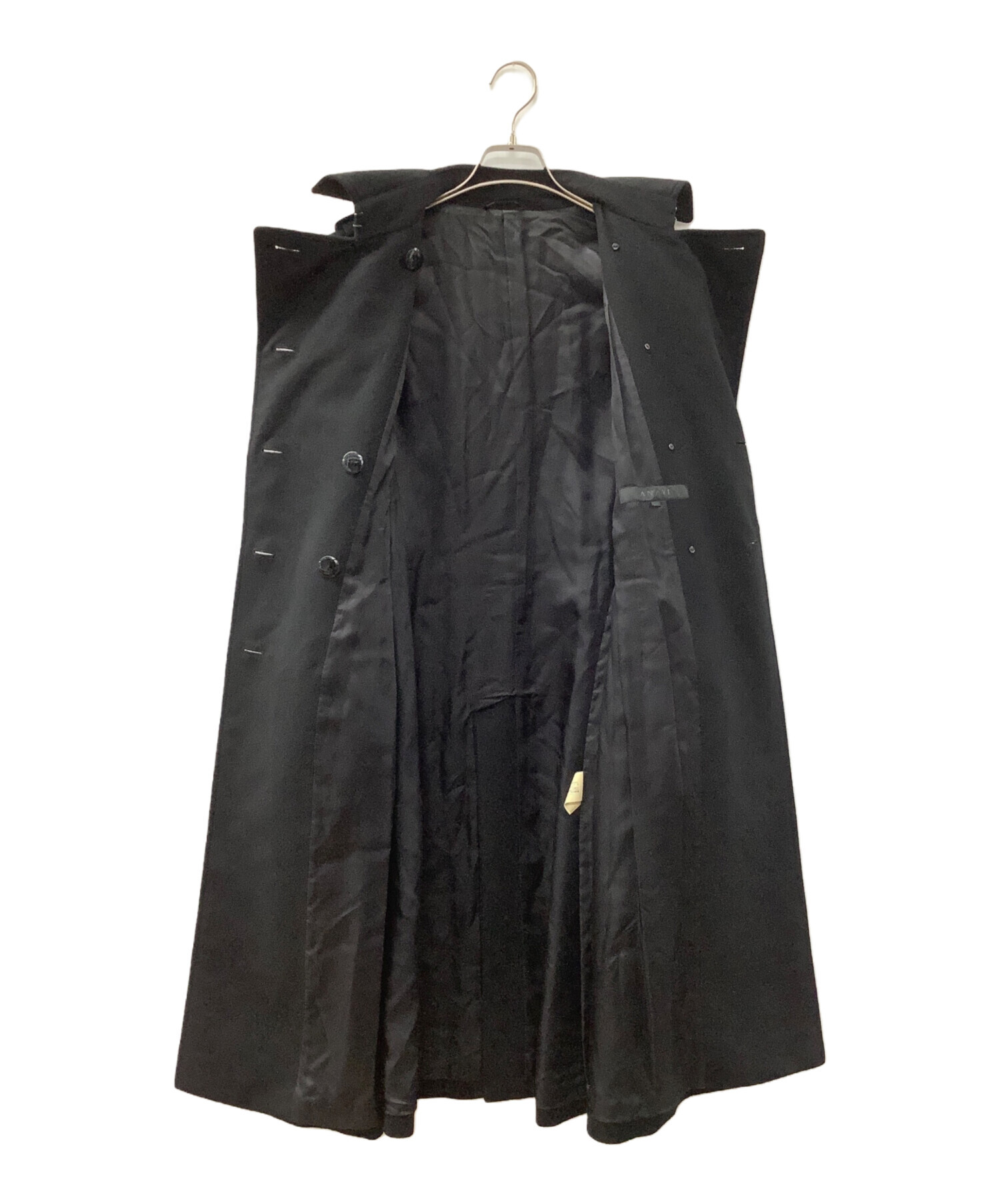 中古・古着通販】ANAYI (アナイ) チェスターコート ブラック