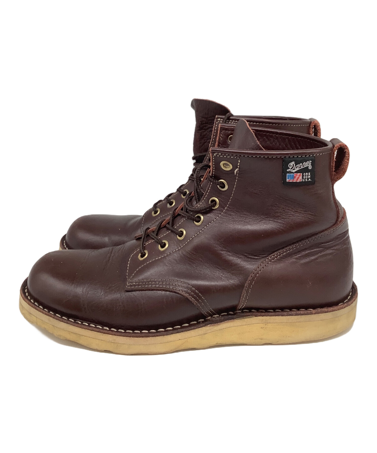 中古・古着通販】Danner (ダナー) レースアップブーツ ブラウン サイズ