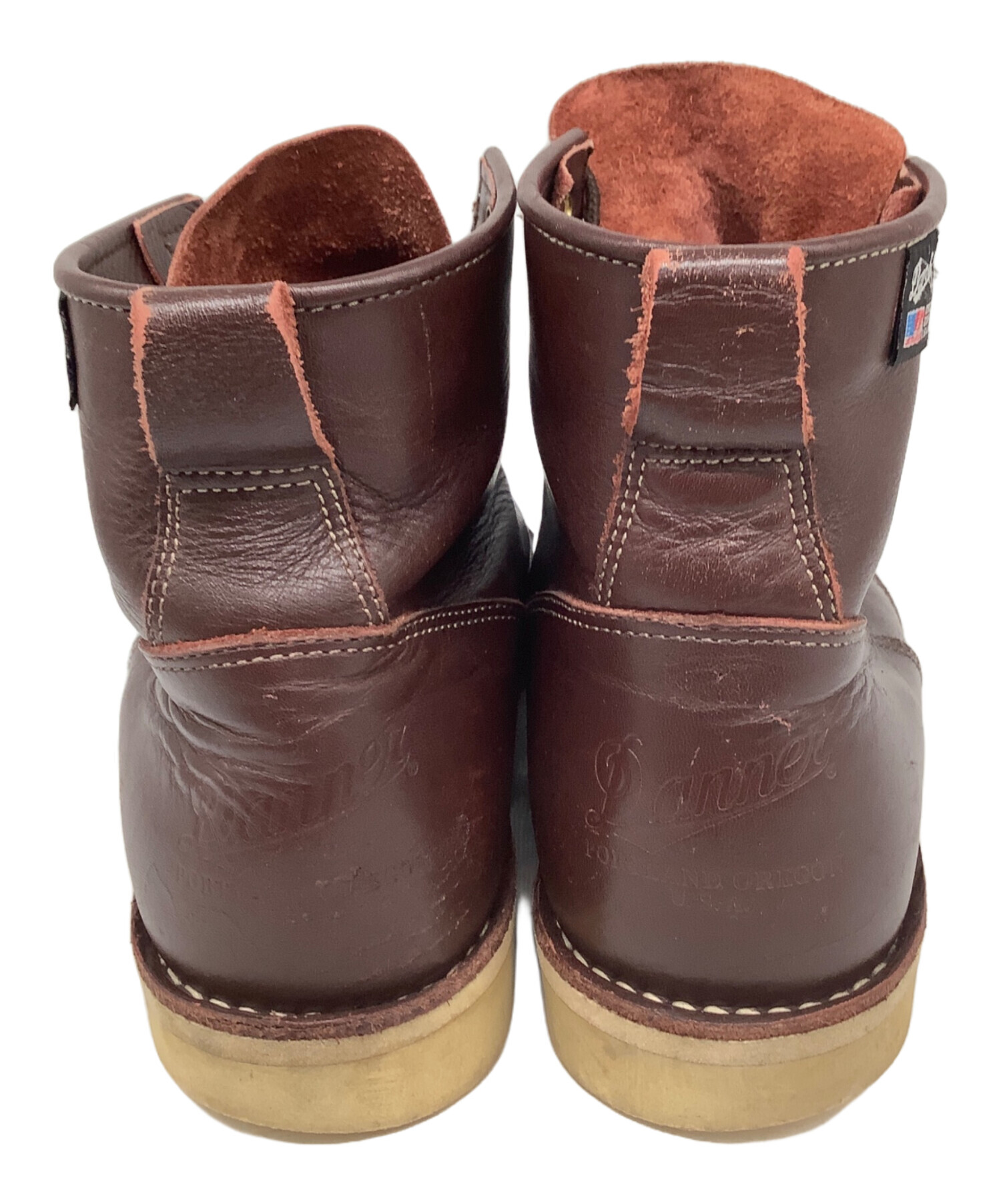 中古・古着通販】Danner (ダナー) レースアップブーツ ブラウン サイズ