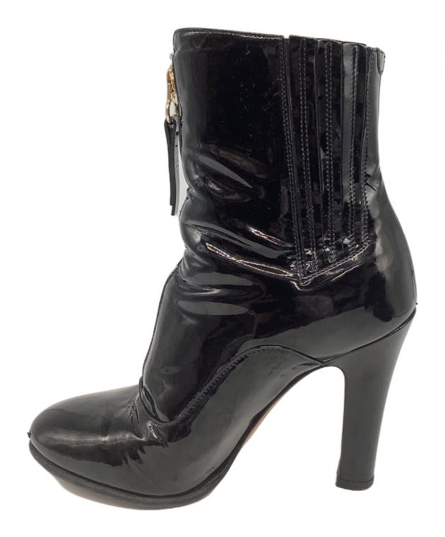 中古・古着通販】VALENTINO (ヴァレンティノ) ショートブーツ ブラック