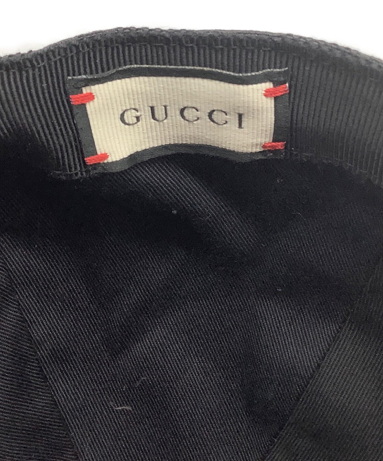Gucci GGパターン キャップ正規品L59中古 中古・古着通販】GUCCI (グッチ) GG キャップ ブラック サイズ