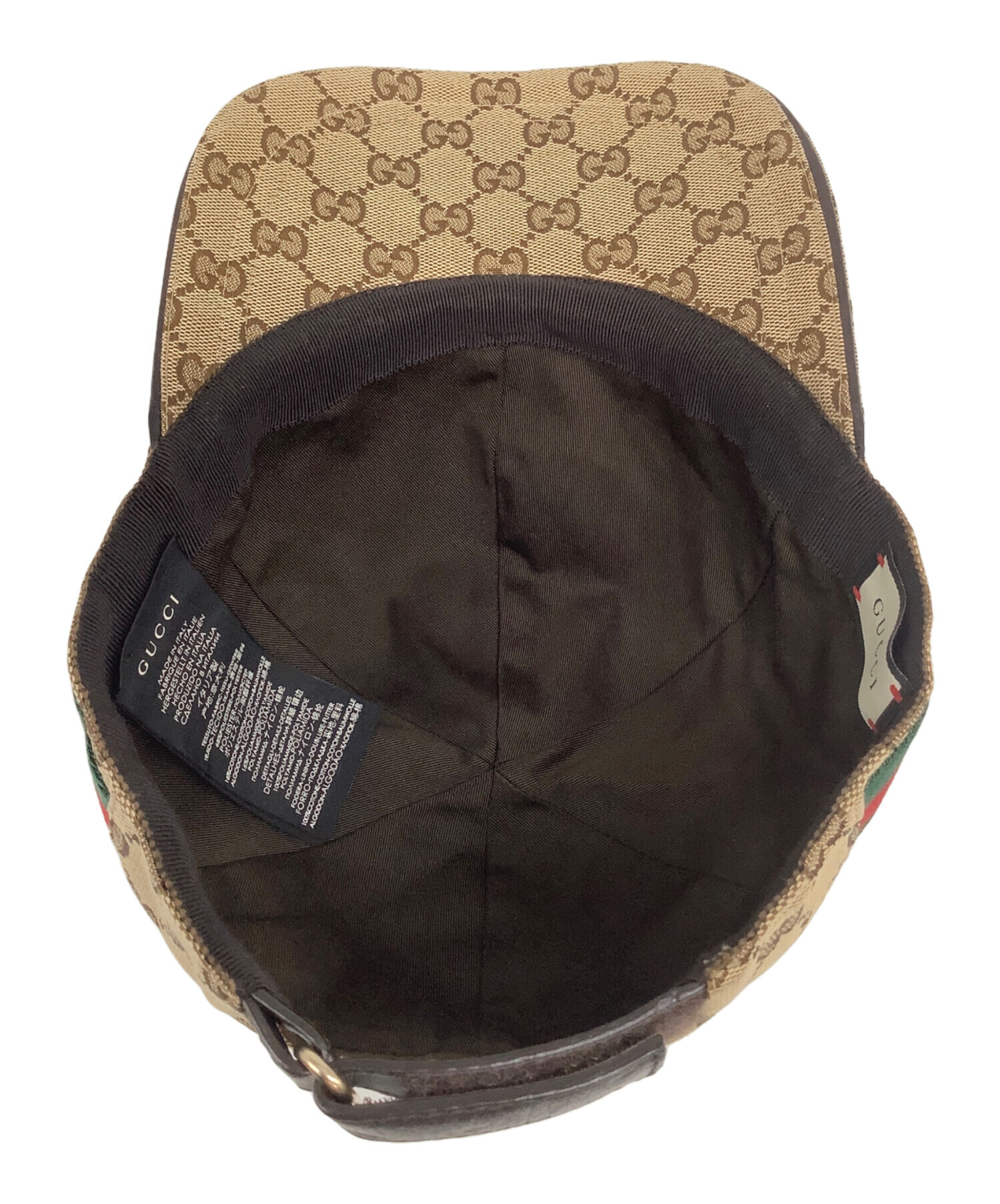 中古・古着通販】GUCCI (グッチ) GG キャップ ベージュ サイズ:XL(60