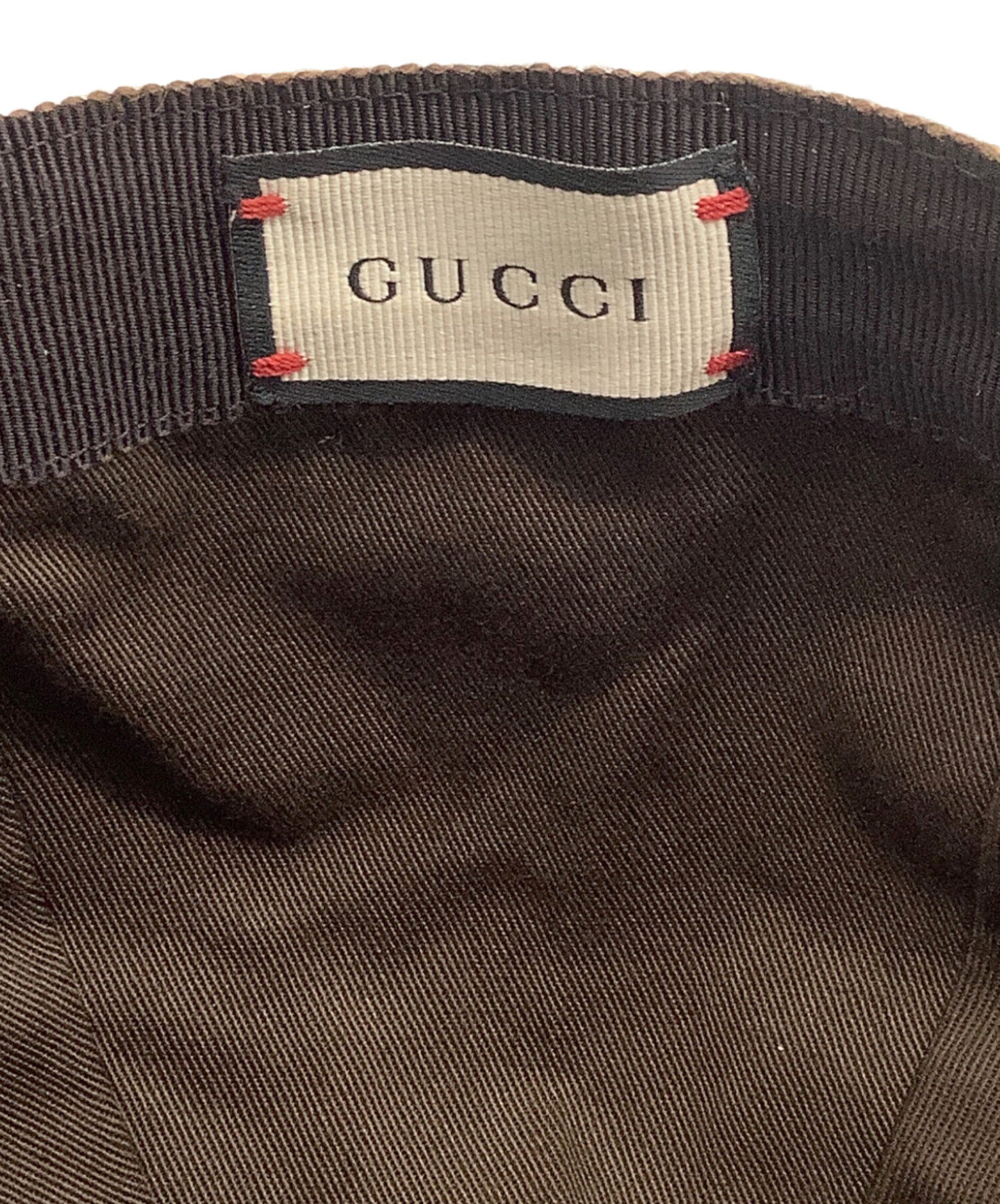 中古・古着通販】GUCCI (グッチ) GG キャップ ベージュ サイズ:XL(60