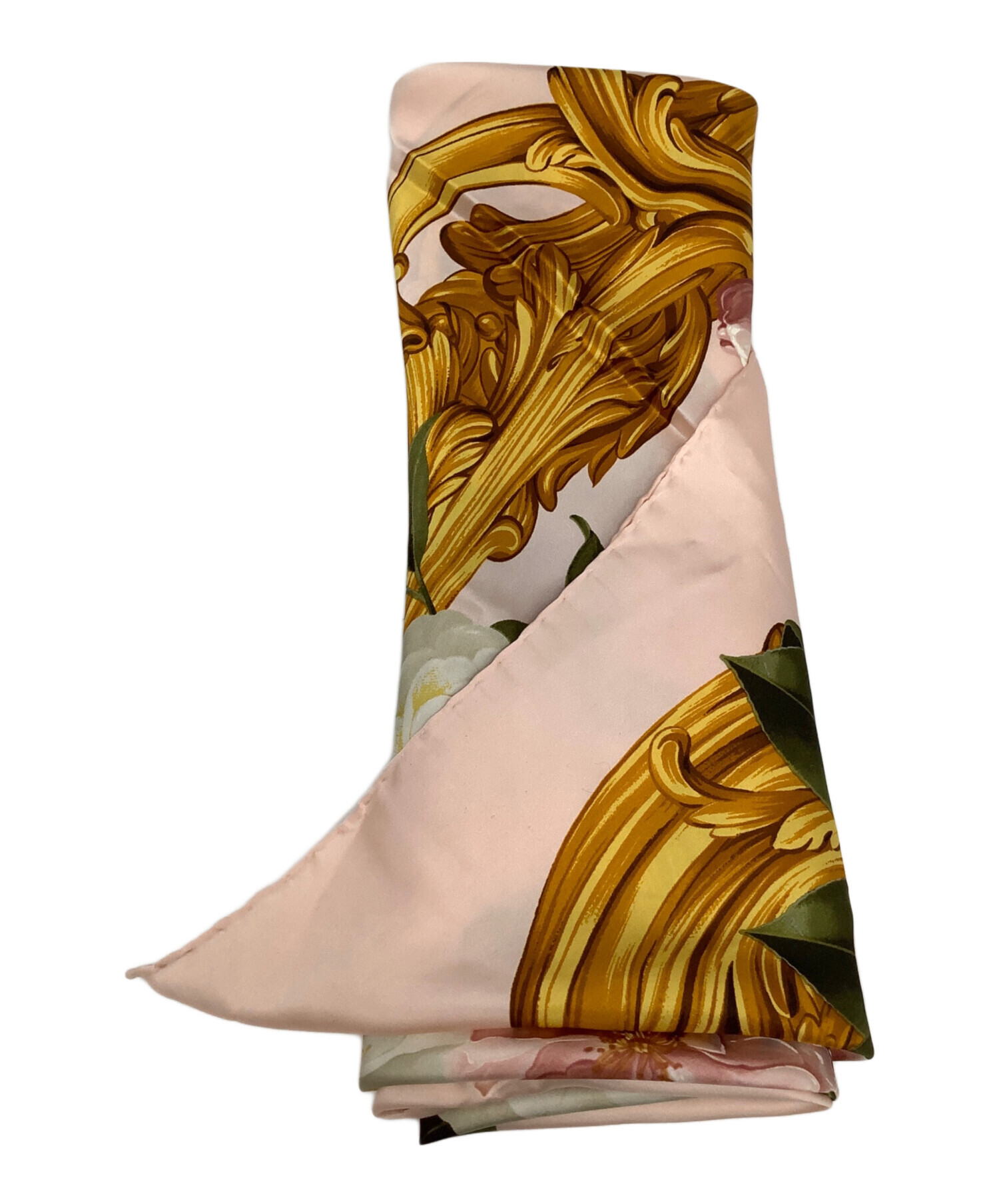 中古・古着通販】CHANEL (シャネル) シルクスカーフ ピンク｜ブランド