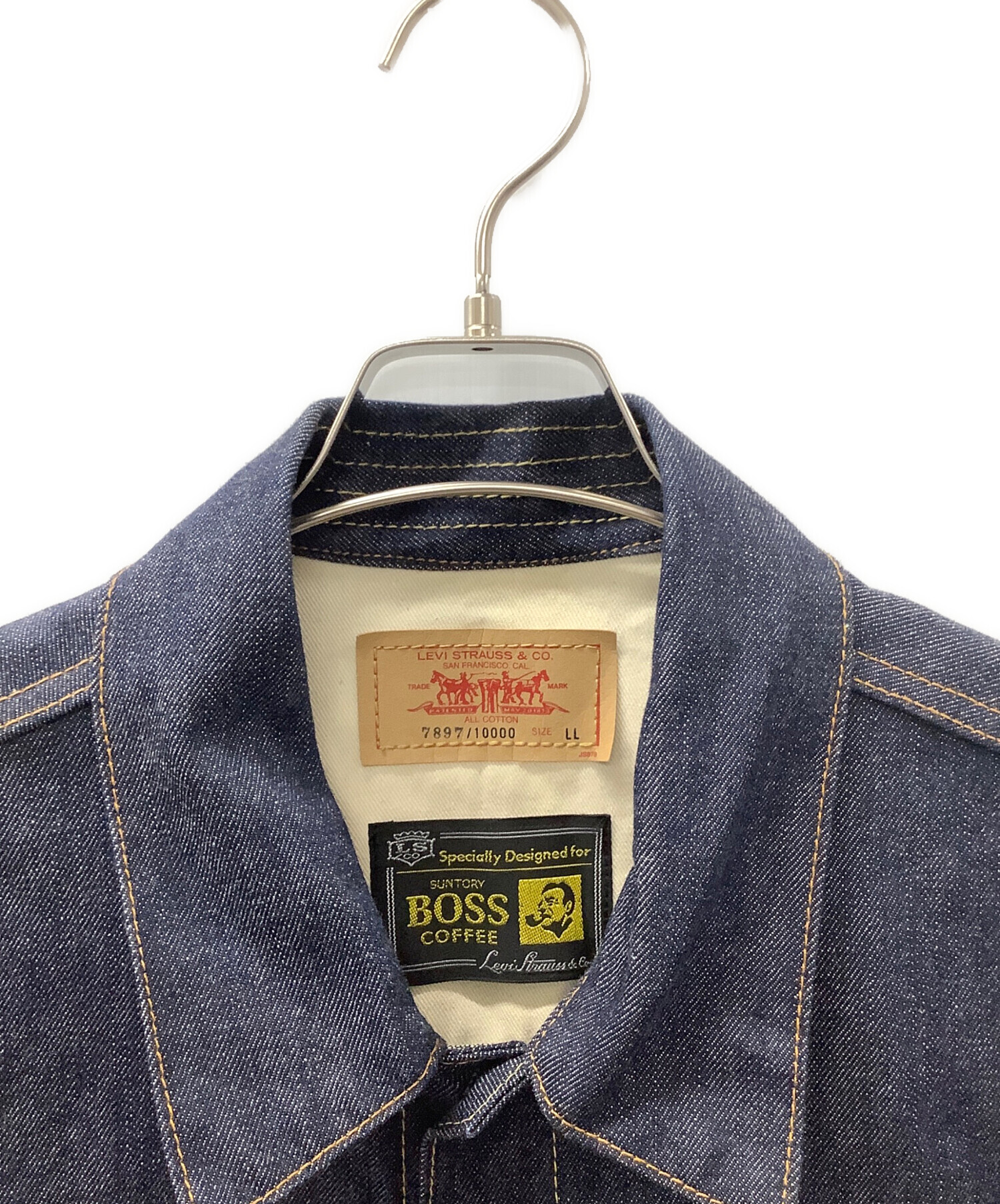 中古・古着通販】LEVI'S (リーバイス) BOSS (ボス) デニムジャケット