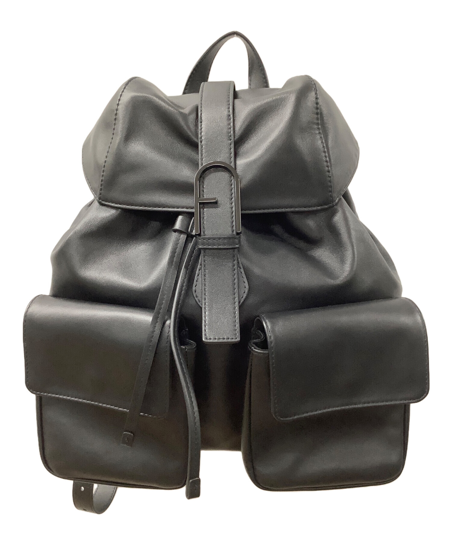 中古・古着通販】FURLA (フルラ) リュック ブラック｜ブランド・古着