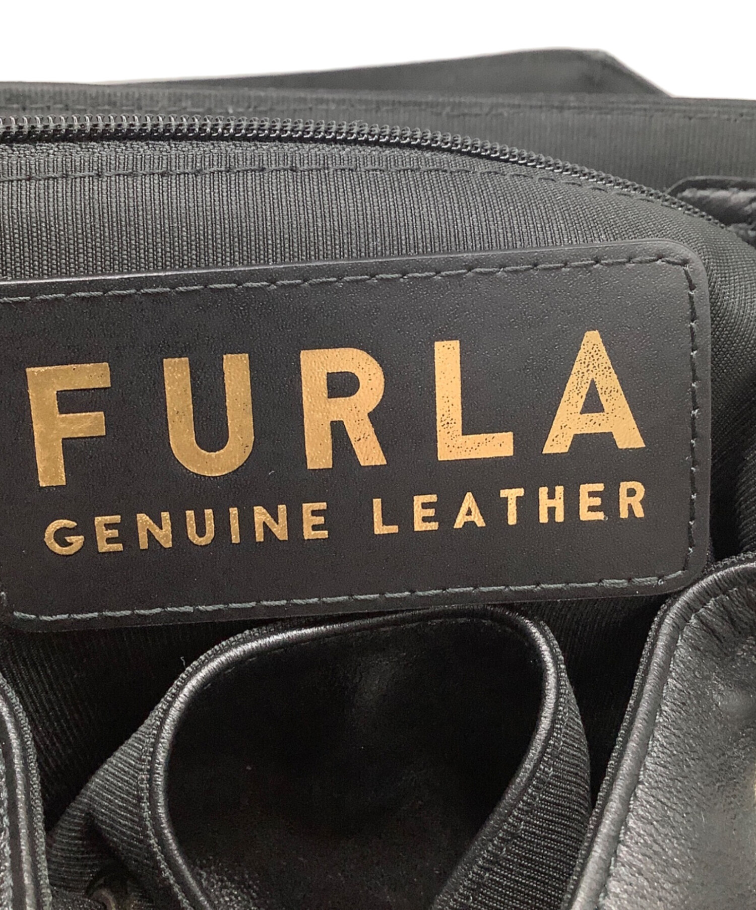 中古・古着通販】FURLA (フルラ) リュック ブラック｜ブランド・古着