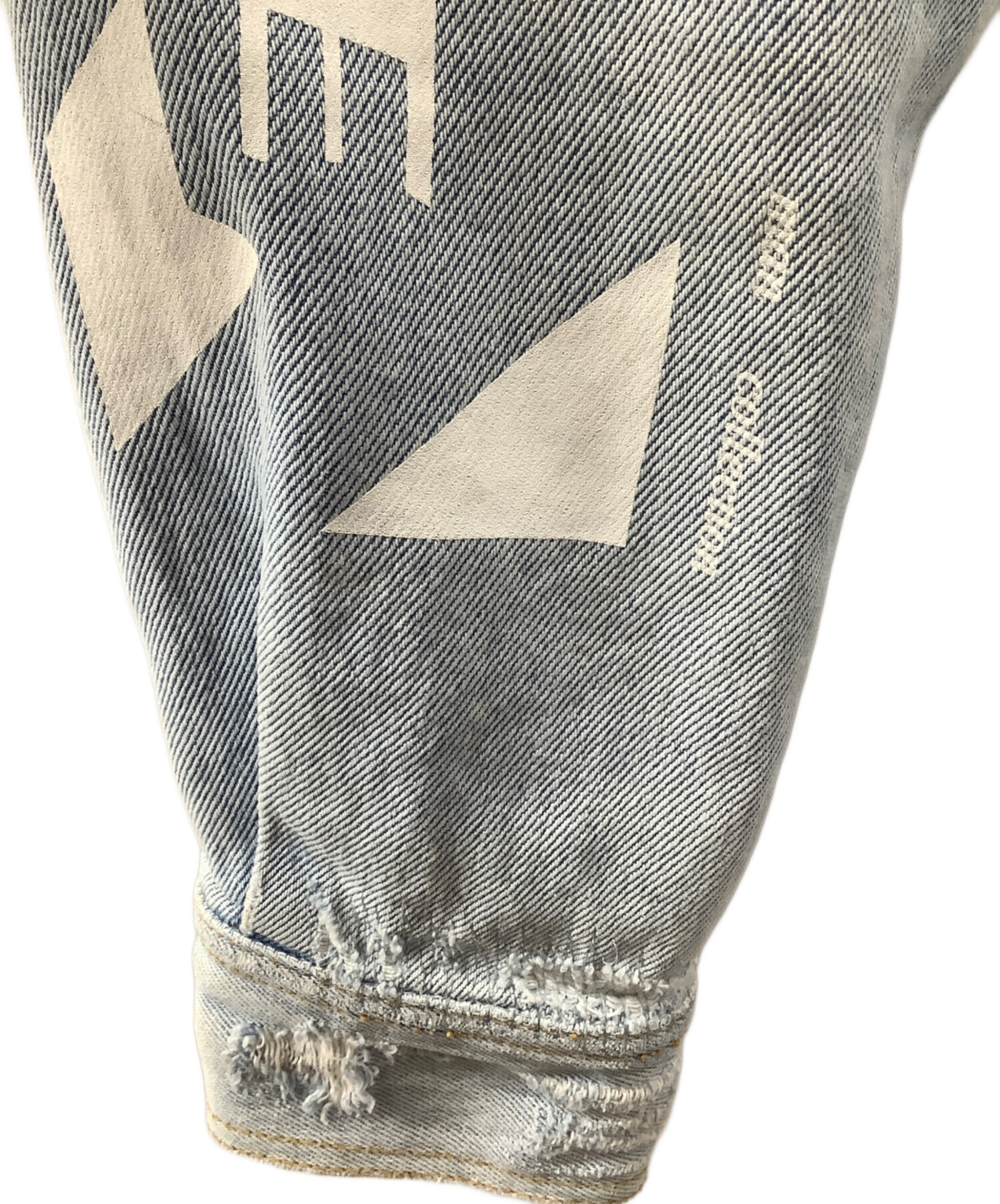 中古・古着通販】OFFWHITE (オフホワイト) デニムジャケット スカイ