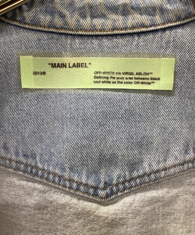 中古・古着通販】OFFWHITE (オフホワイト) デニムジャケット スカイ