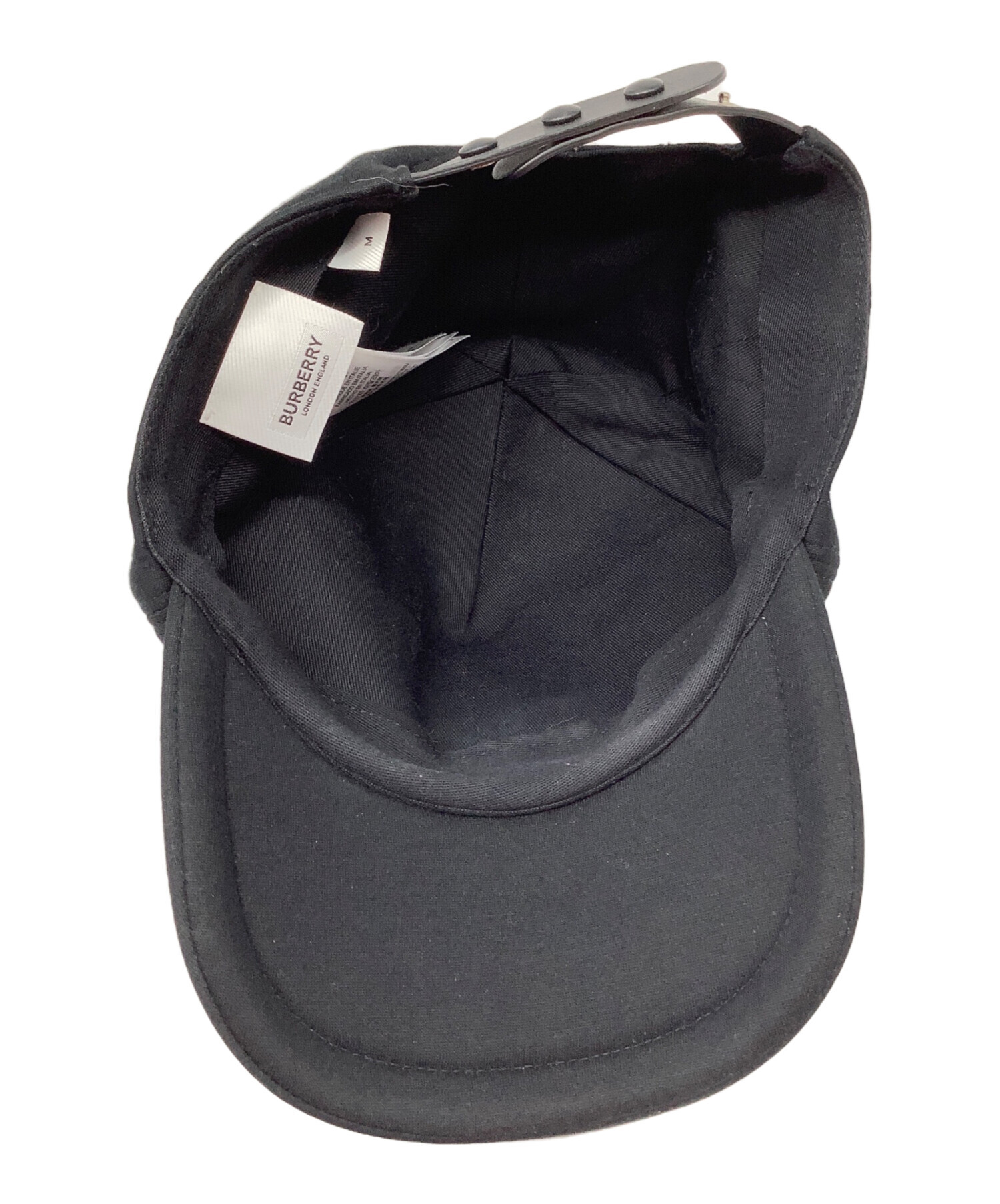 中古・古着通販】BURBERRY (バーバリー) キャップ ブラック サイズ:57