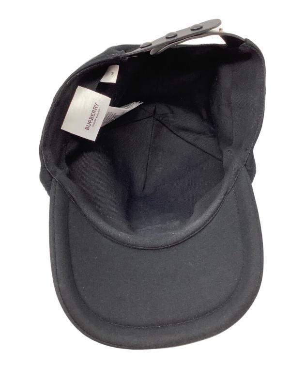 中古・古着通販】BURBERRY (バーバリー) キャップ ブラック サイズ:57