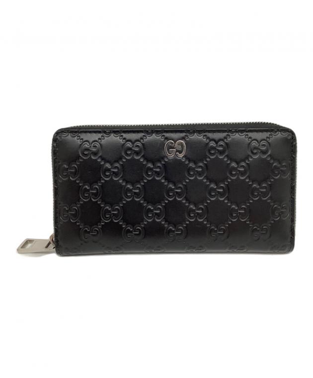 中古・古着通販】GUCCI (グッチ) DORIAN 長財布 ブラック｜ブランド