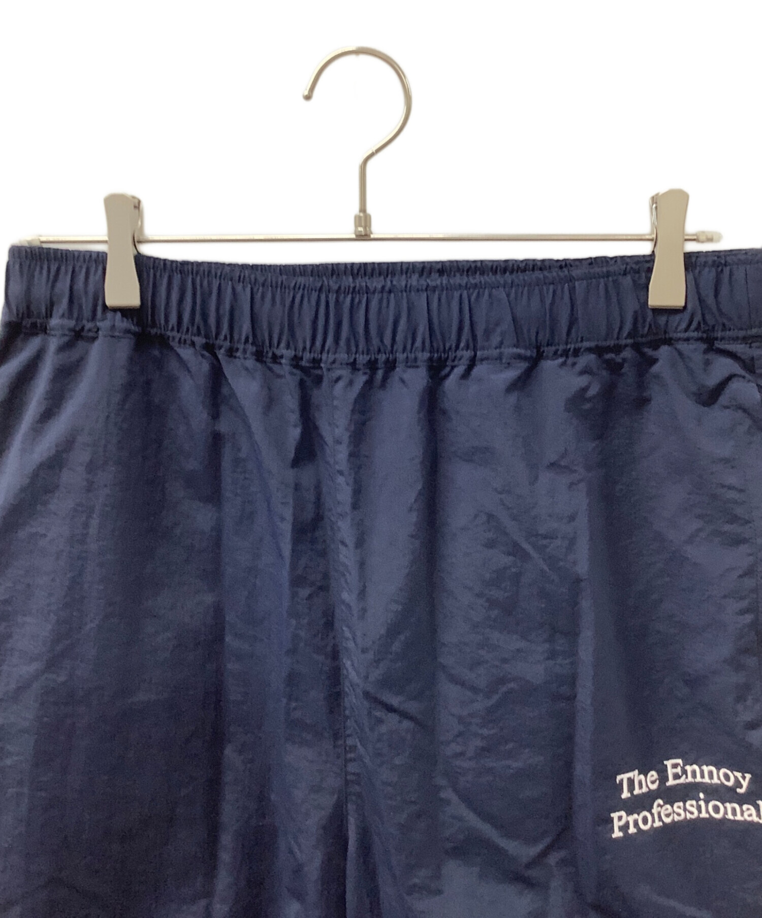 中古・古着通販】ENNOY (エンノイ) ナイロントラックパンツ ネイビー