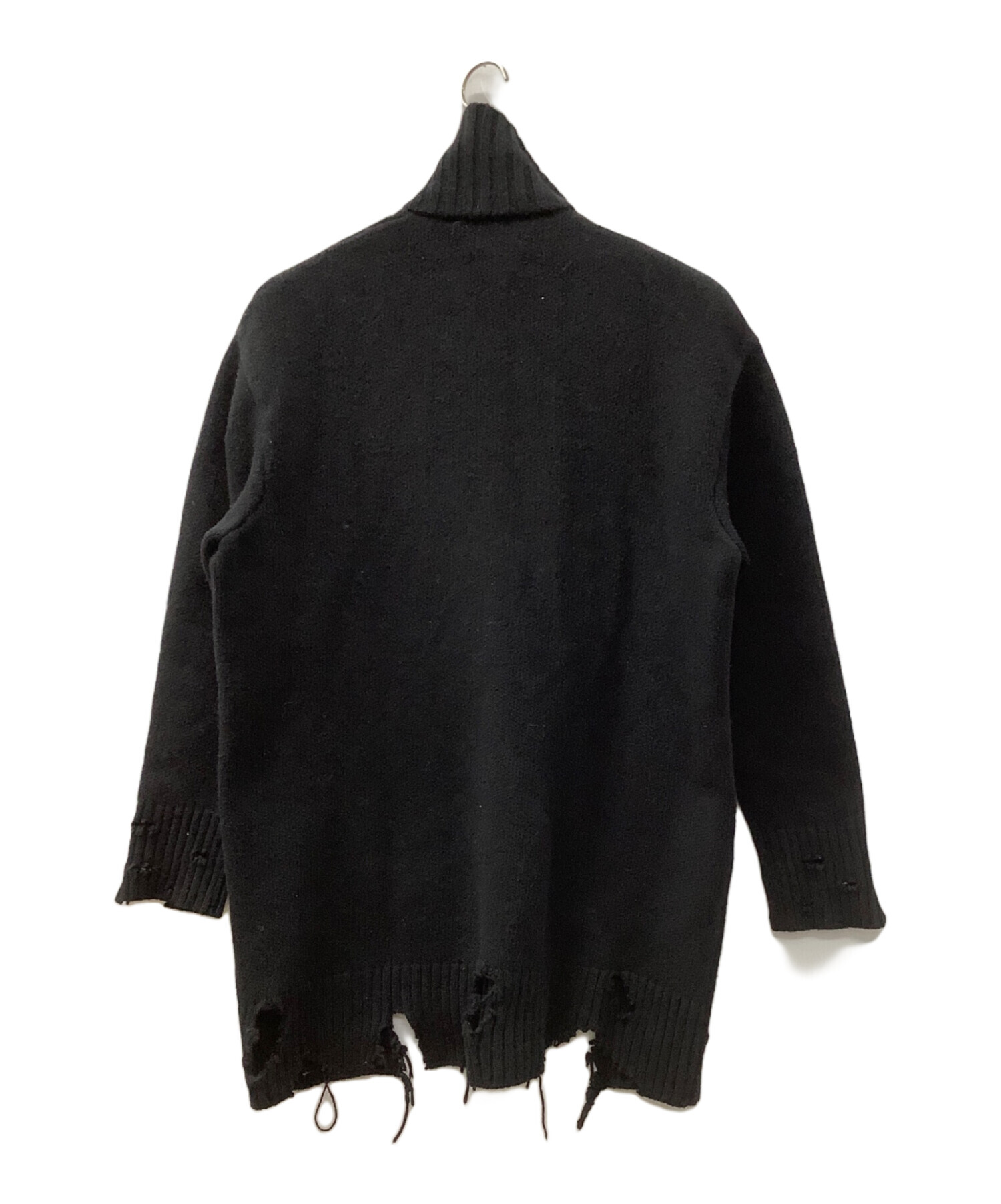 中古・古着通販】DIESEL (ディーゼル) 厚手カーディガン ブラック