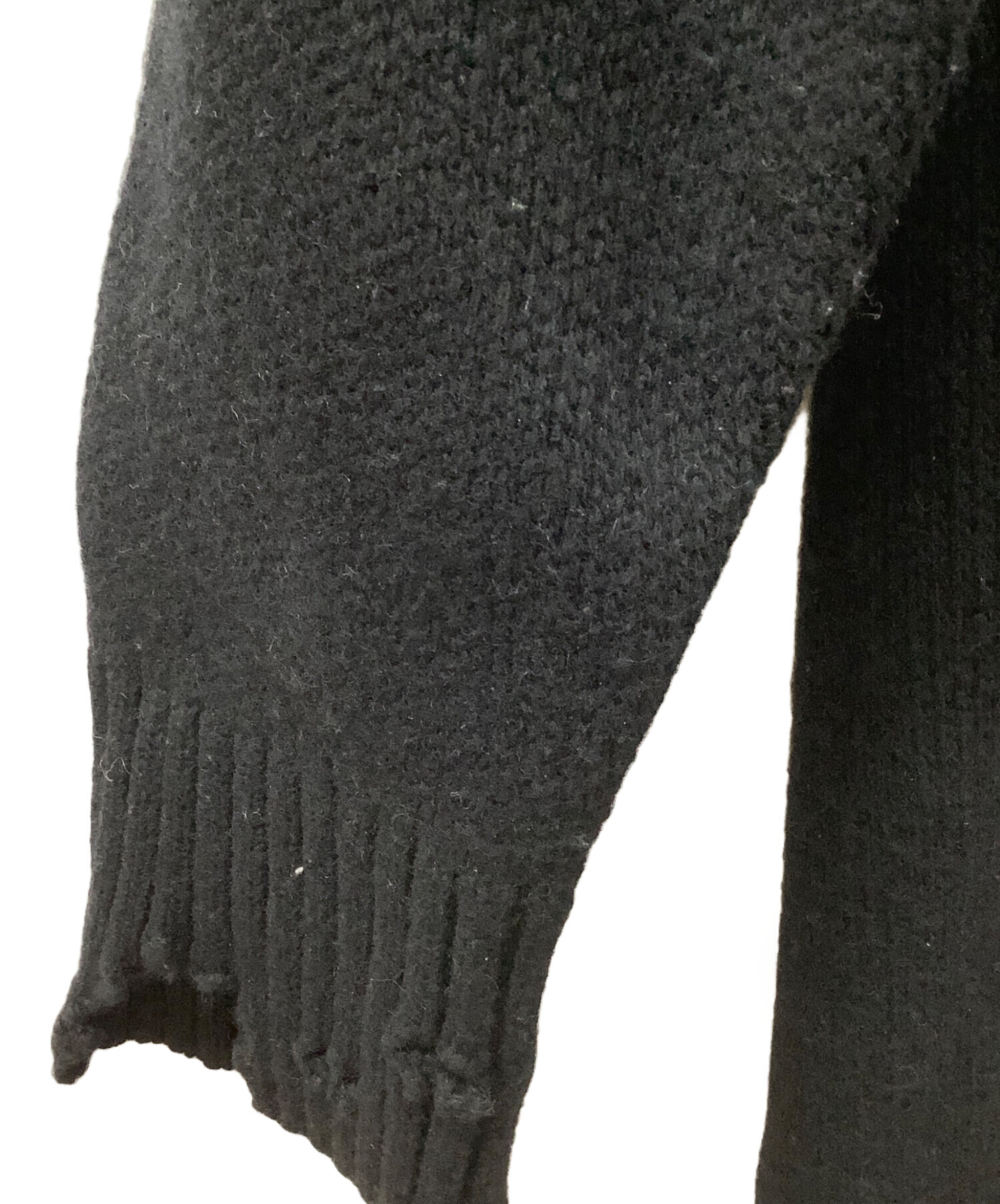 中古・古着通販】DIESEL (ディーゼル) 厚手カーディガン ブラック