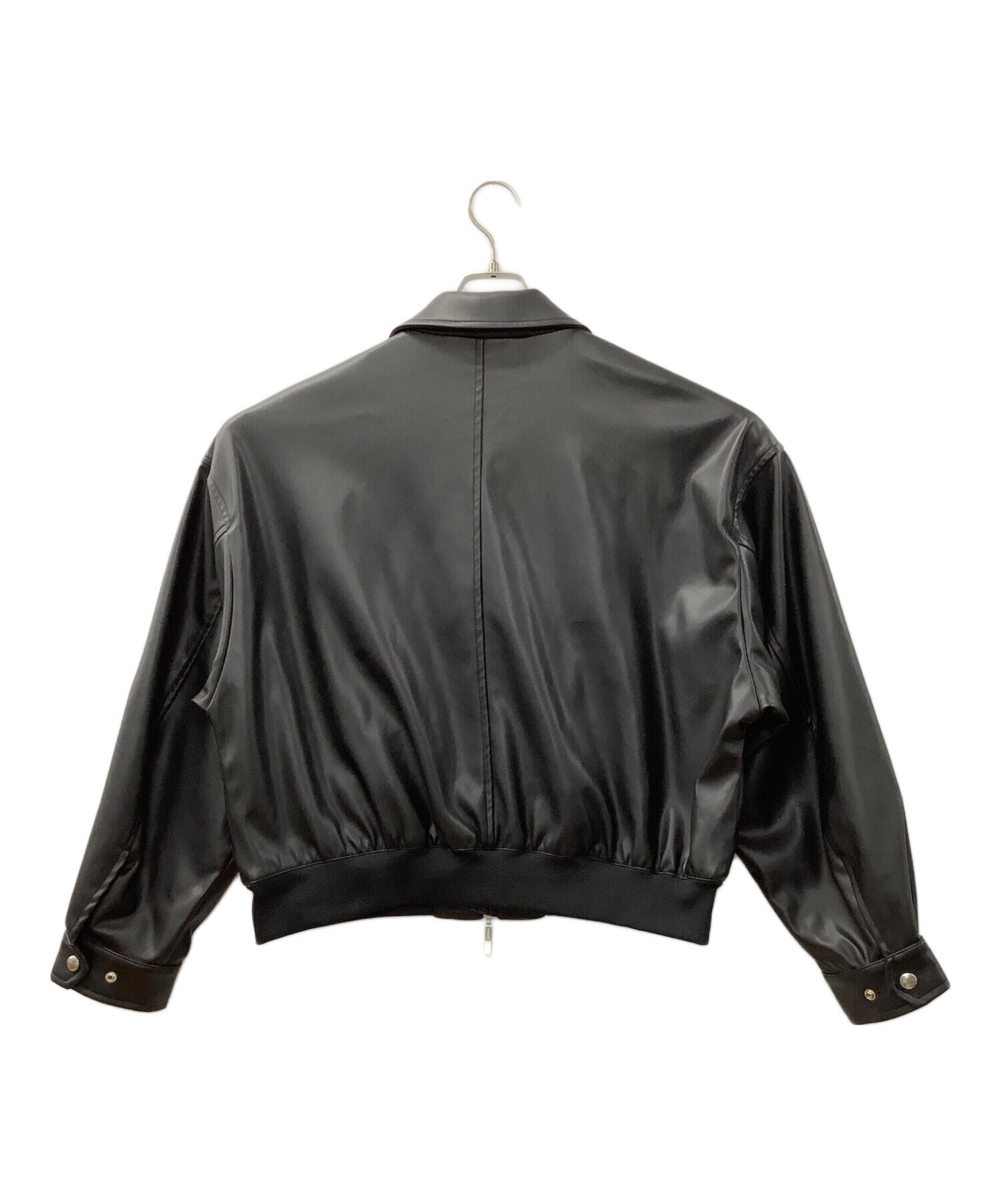 y⚠️プロフ必読⚠️様　HARE フェイクレザージャケット 中古・古着通販】HARE (ハレ) フェイクレザージャケット ブラック