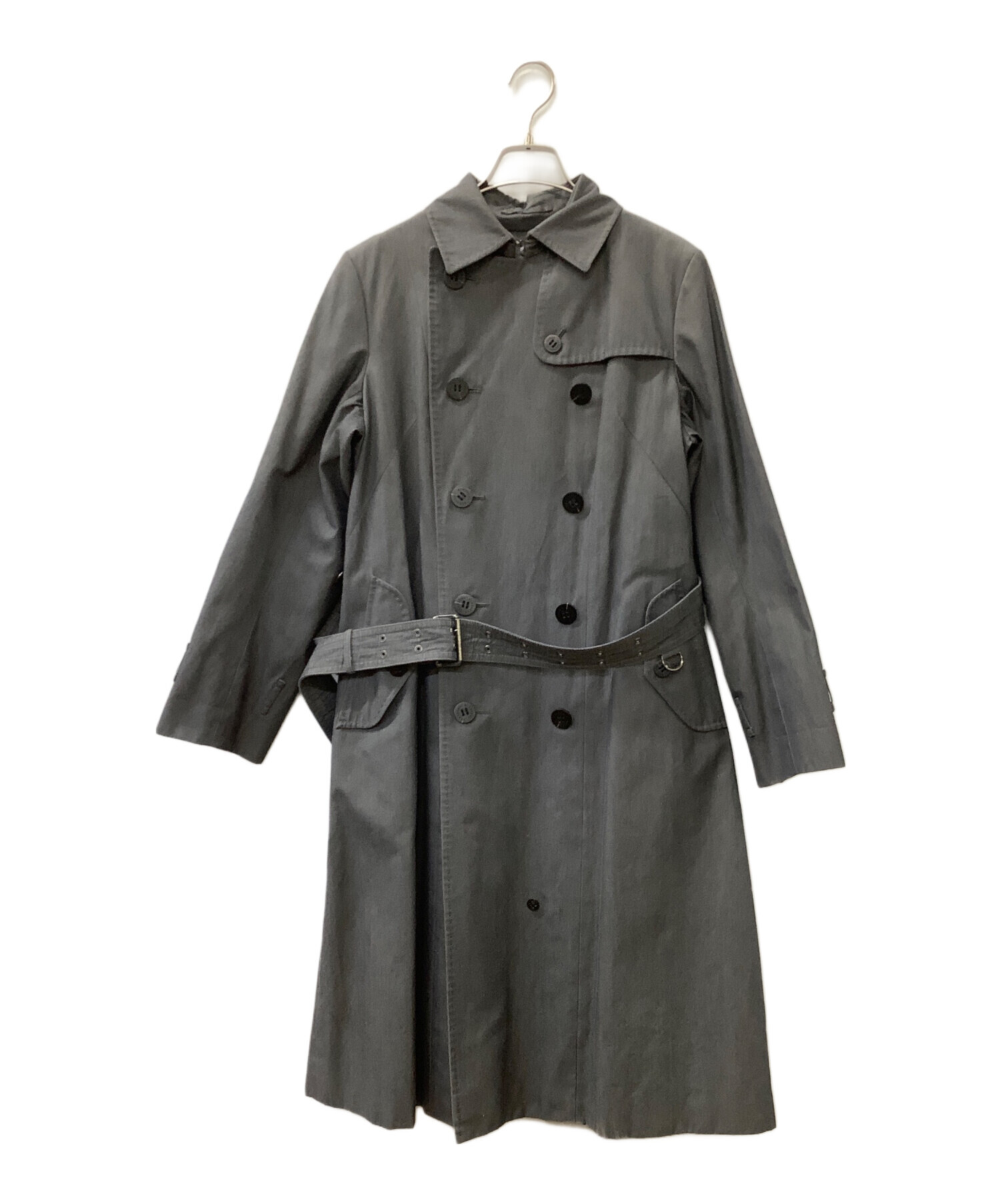 BURBERRY グレー トレンチコート 中古・古着通販】BURBERRY LONDON (バーバリーロンドン) トレンチ