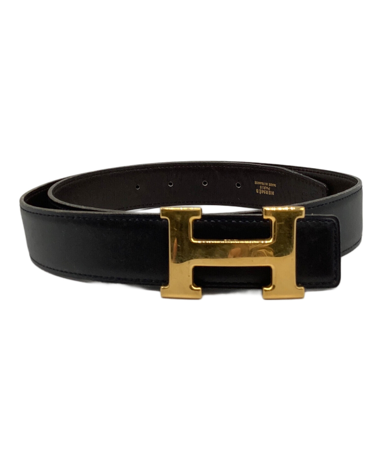 中古・古着通販】HERMES (エルメス) Hバックルコンスタンスベルト 