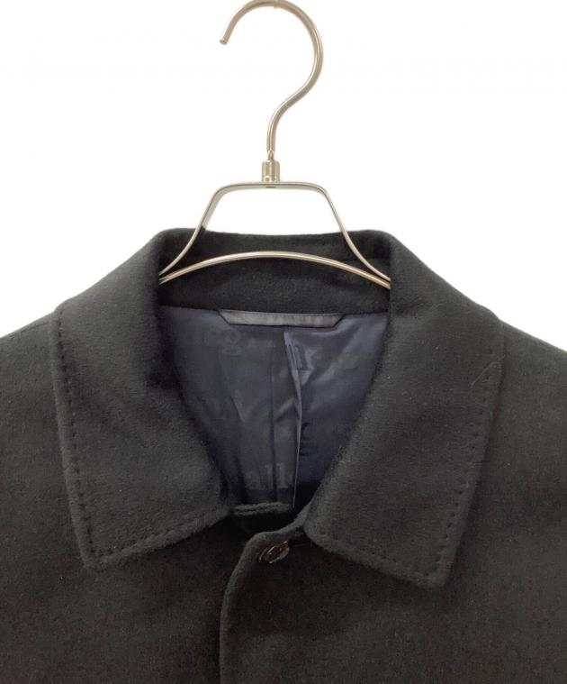 中古・古着通販】allegri (アレグリ) ステンカラーコート ブラック