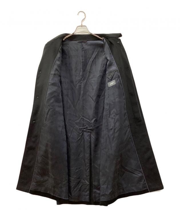 中古・古着通販】allegri (アレグリ) ステンカラーコート ブラック