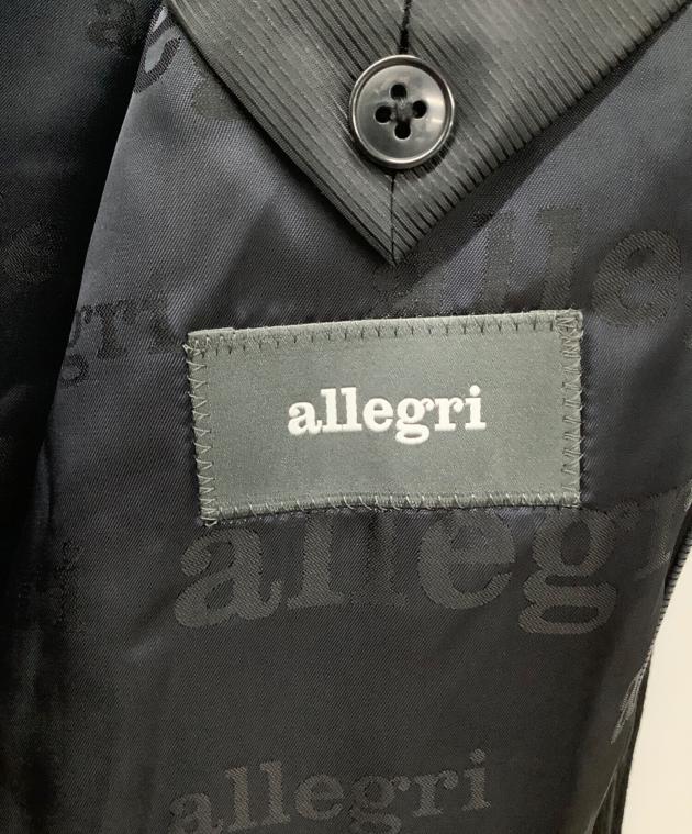 中古・古着通販】allegri (アレグリ) ステンカラーコート ブラック