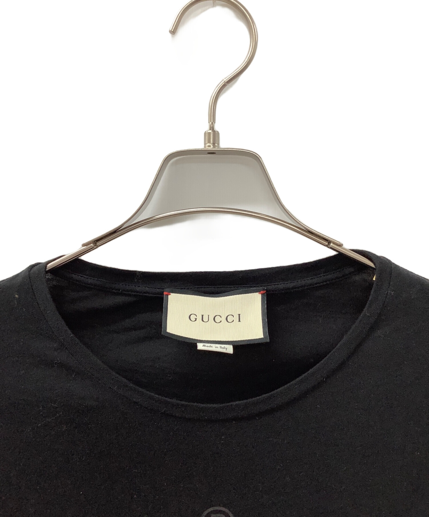 中古・古着通販】GUCCI (グッチ) 半袖Tシャツ ブラック サイズ