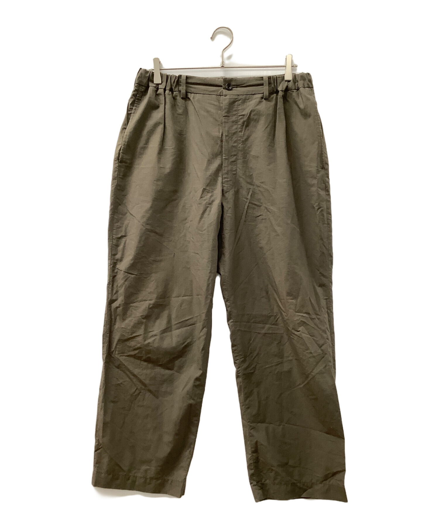 【修理あり】YOKO SAKAMOTO 23SS カーゴパンツ カーキ M 中古・古着通販】yokosakamoto (ヨウコサカモト) パンツ カーキ サイズ