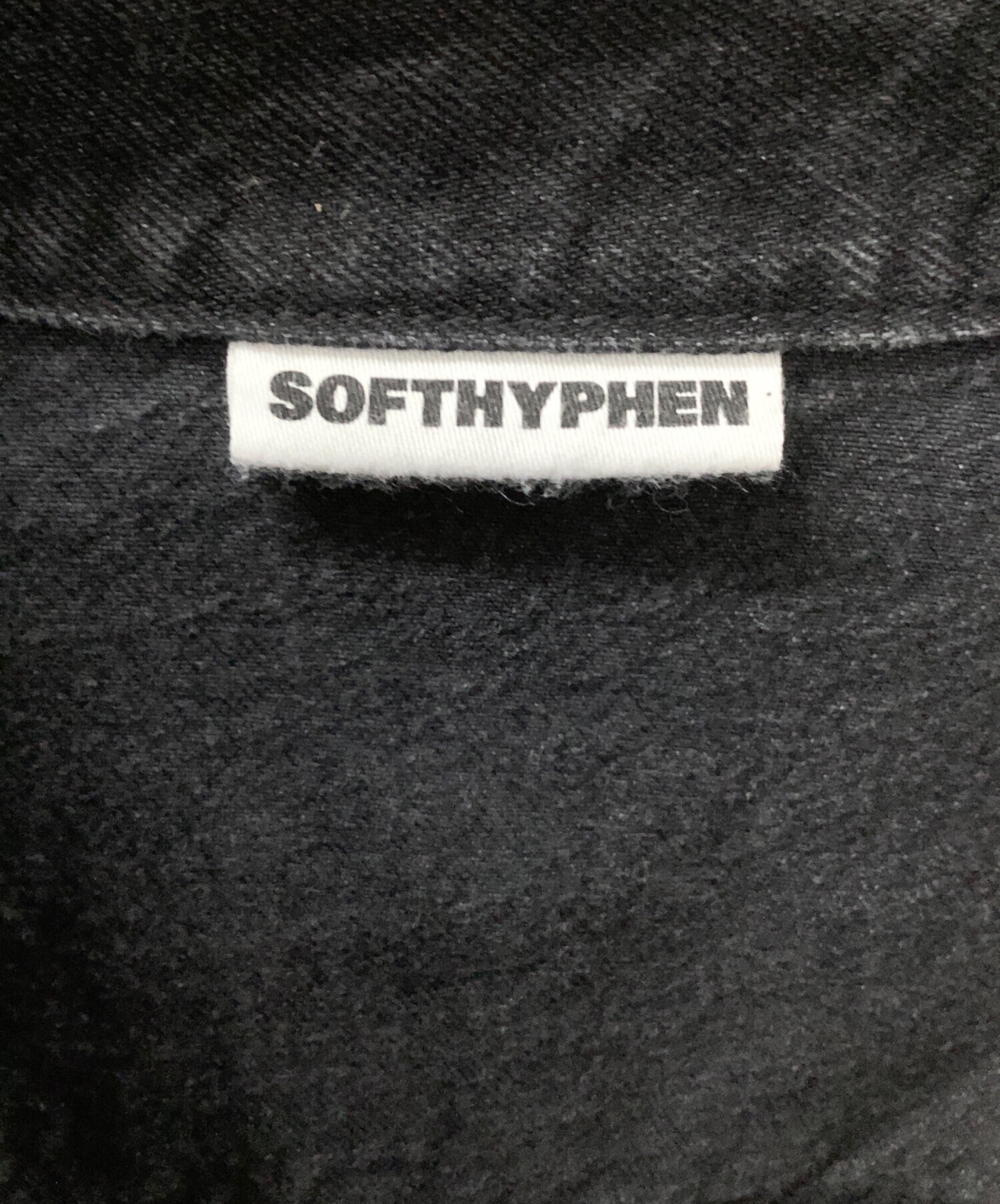 SOFTHYPHEN ダークグレー デニムジャケット サイズ03 SOFTHYPHEN ダークグレー デニムジャケット サイズ03 2color]ポケット