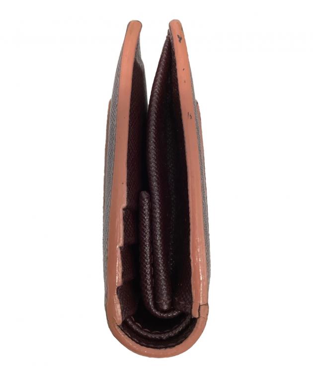 中古・古着通販】MARNI (マルニ) 2つ折り財布 ネイビー×ボルドー