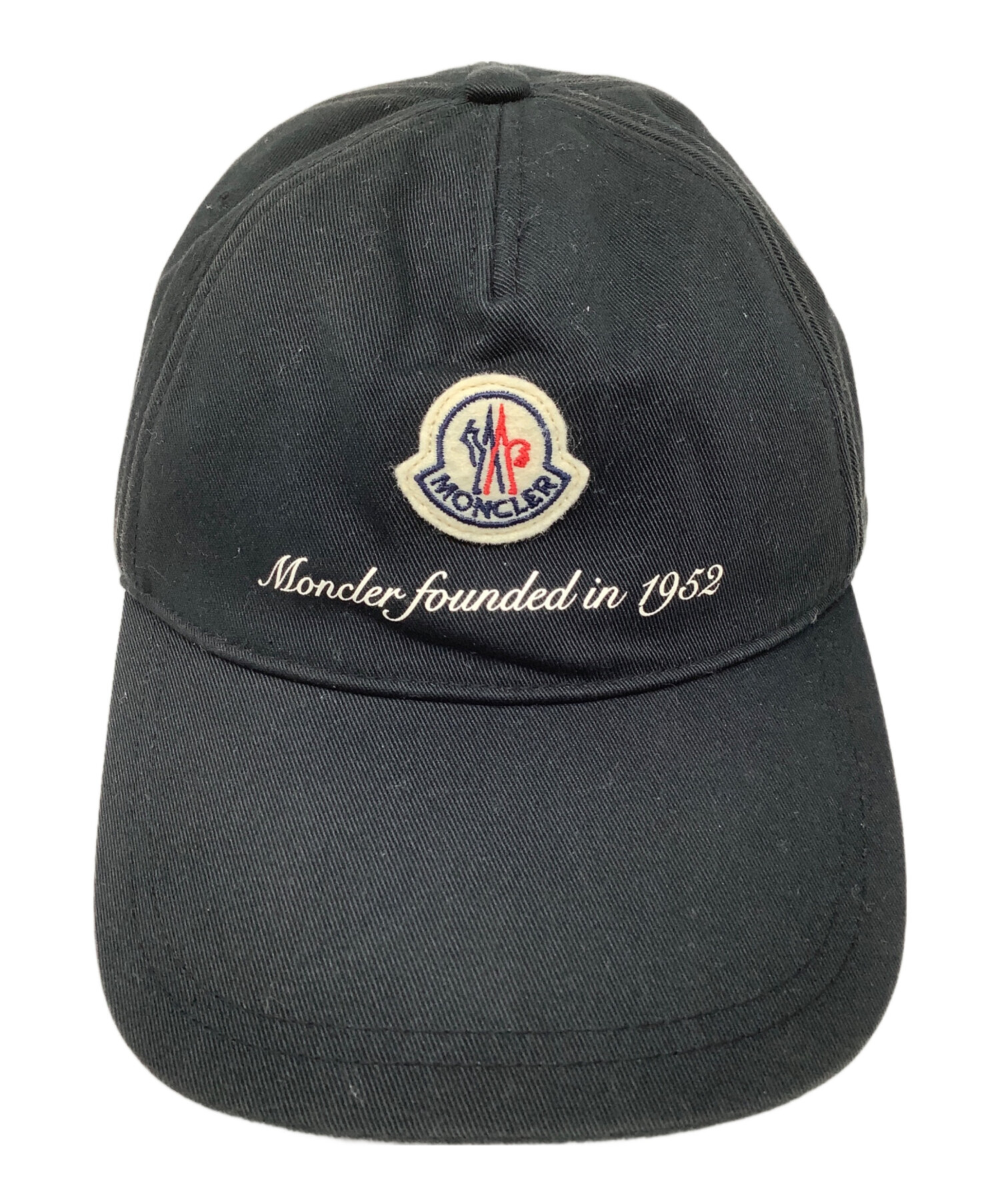 【新品未使用】 モンクレール ブラック ベースボールキャップ ユニセックス 中古・古着通販】MONCLER (モンクレール) ベースボールキャップ