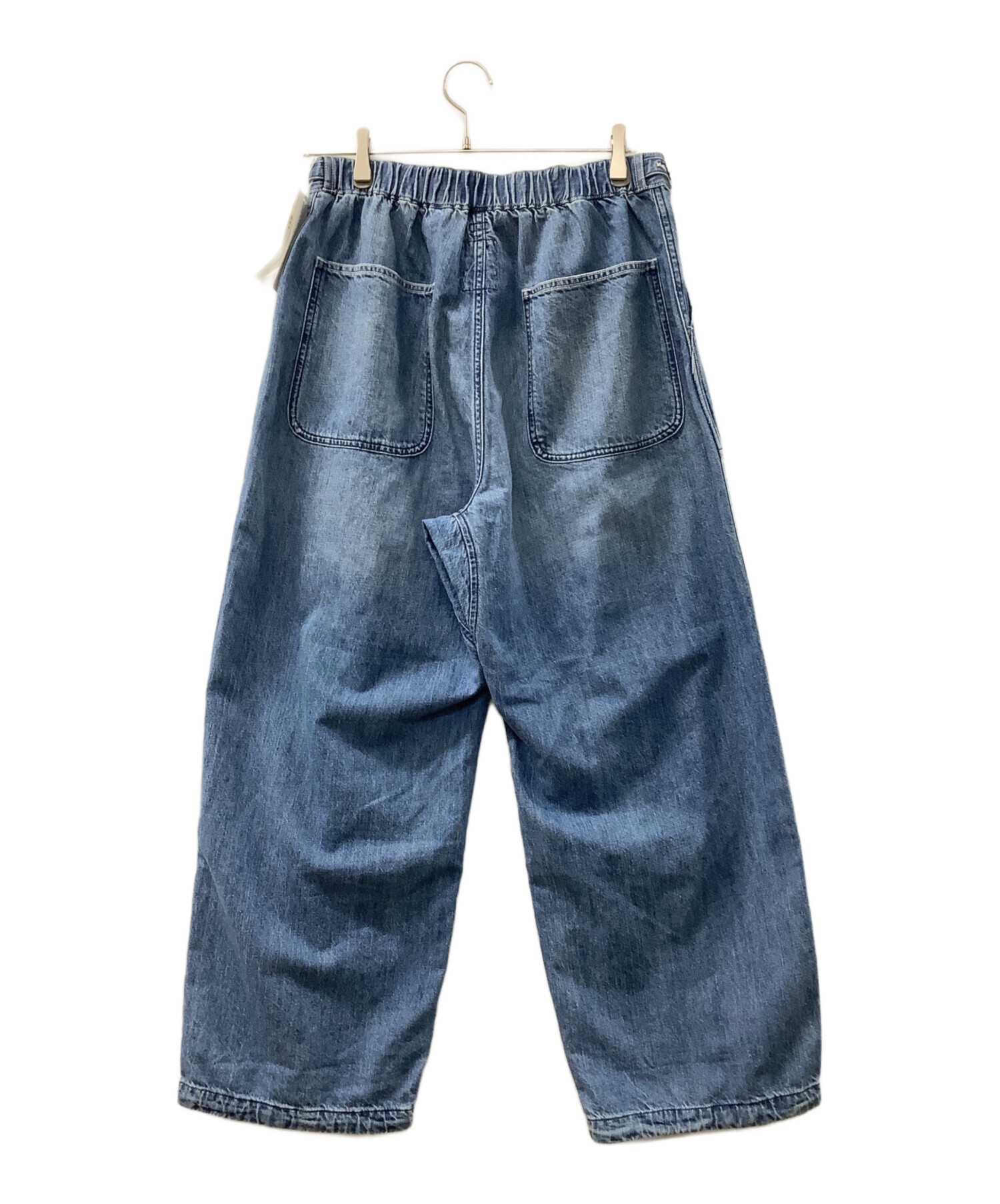 コラボ‼️染めデニムニコちゃんタグNo.p673 nanamica | ナナミカ | denim | デニム