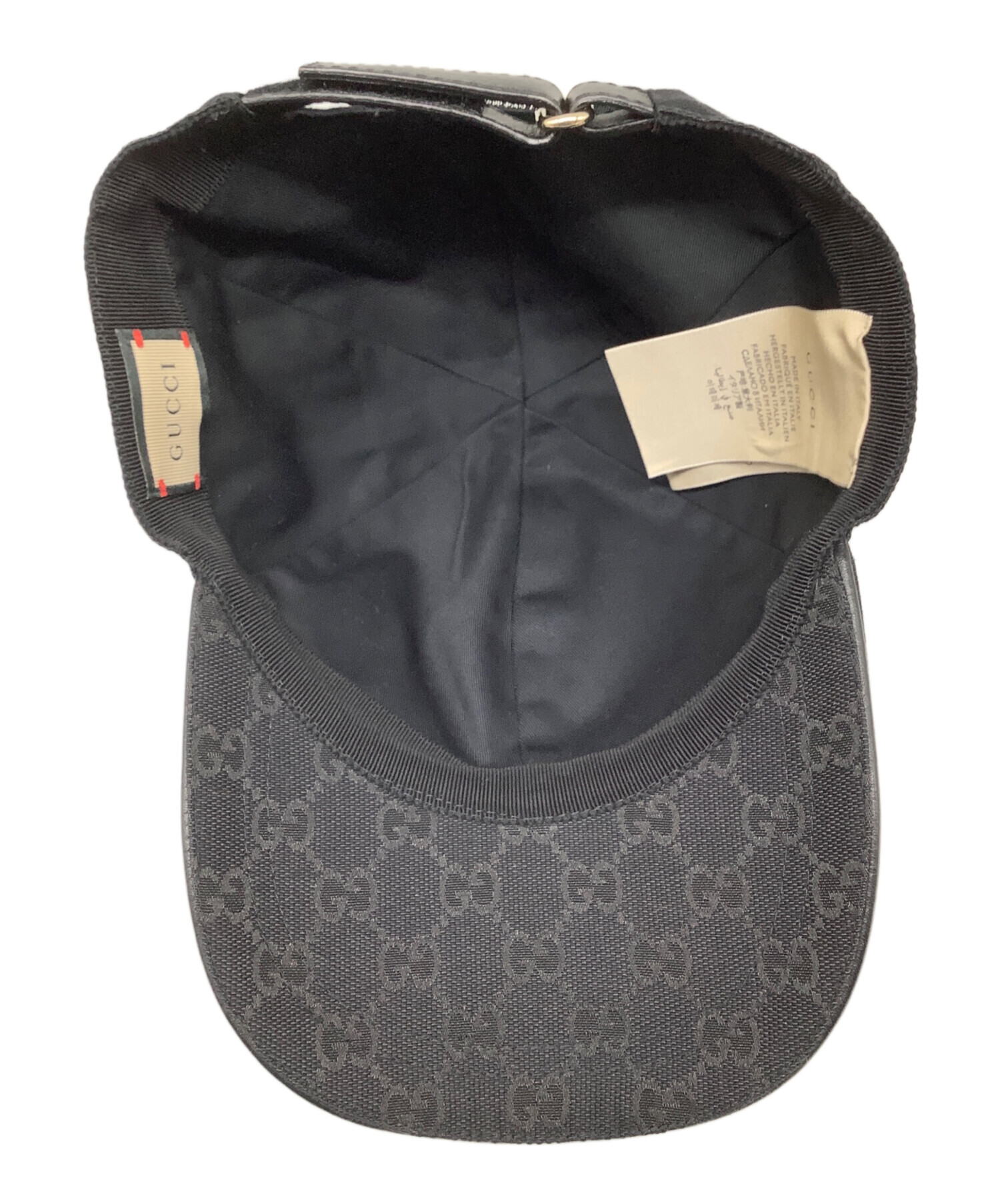 中古・古着通販】GUCCI (グッチ) GGキャンパス ベースボールキャップ