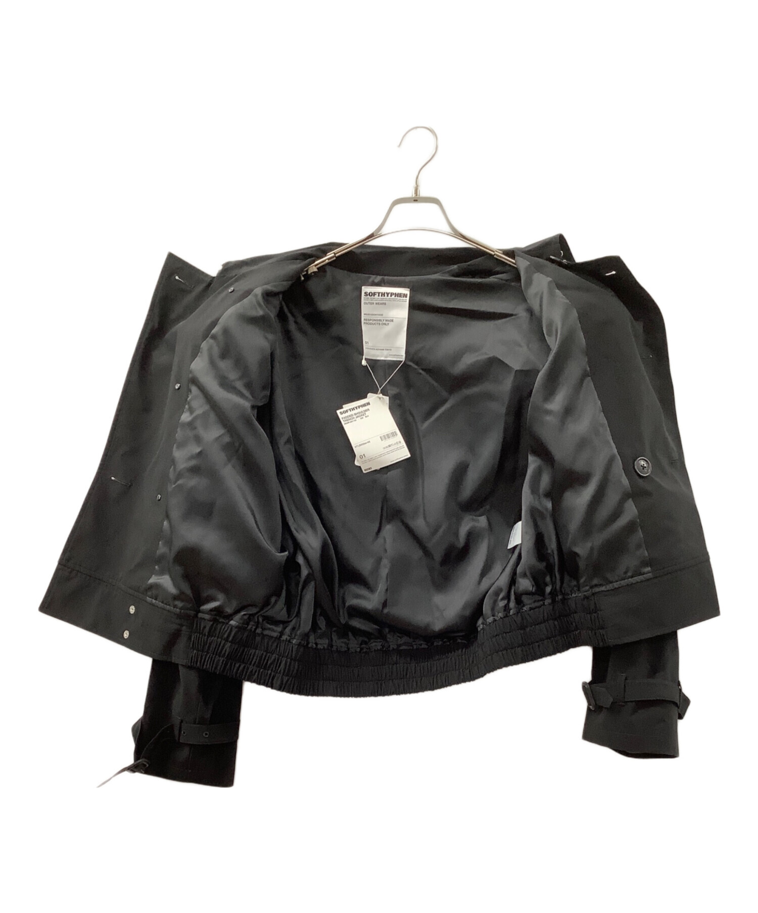 中古・古着通販】SOFTHYPHEN (ソフトハイフン) PADDED SHOULDER TRENCH