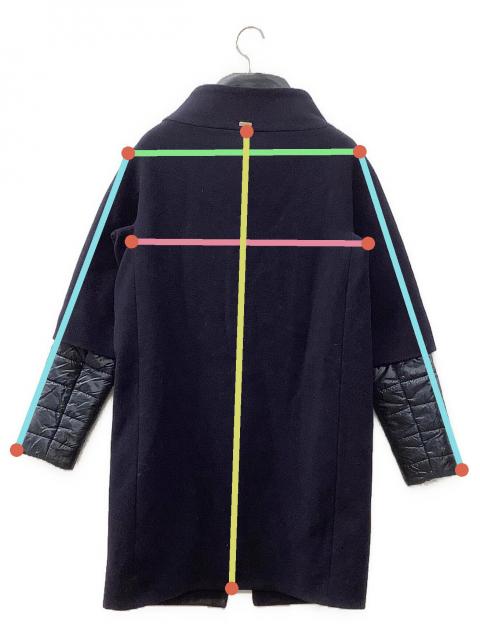 中古・古着通販】HERNO (ヘルノ) 切替ダウンコート ネイビー サイズ:38
