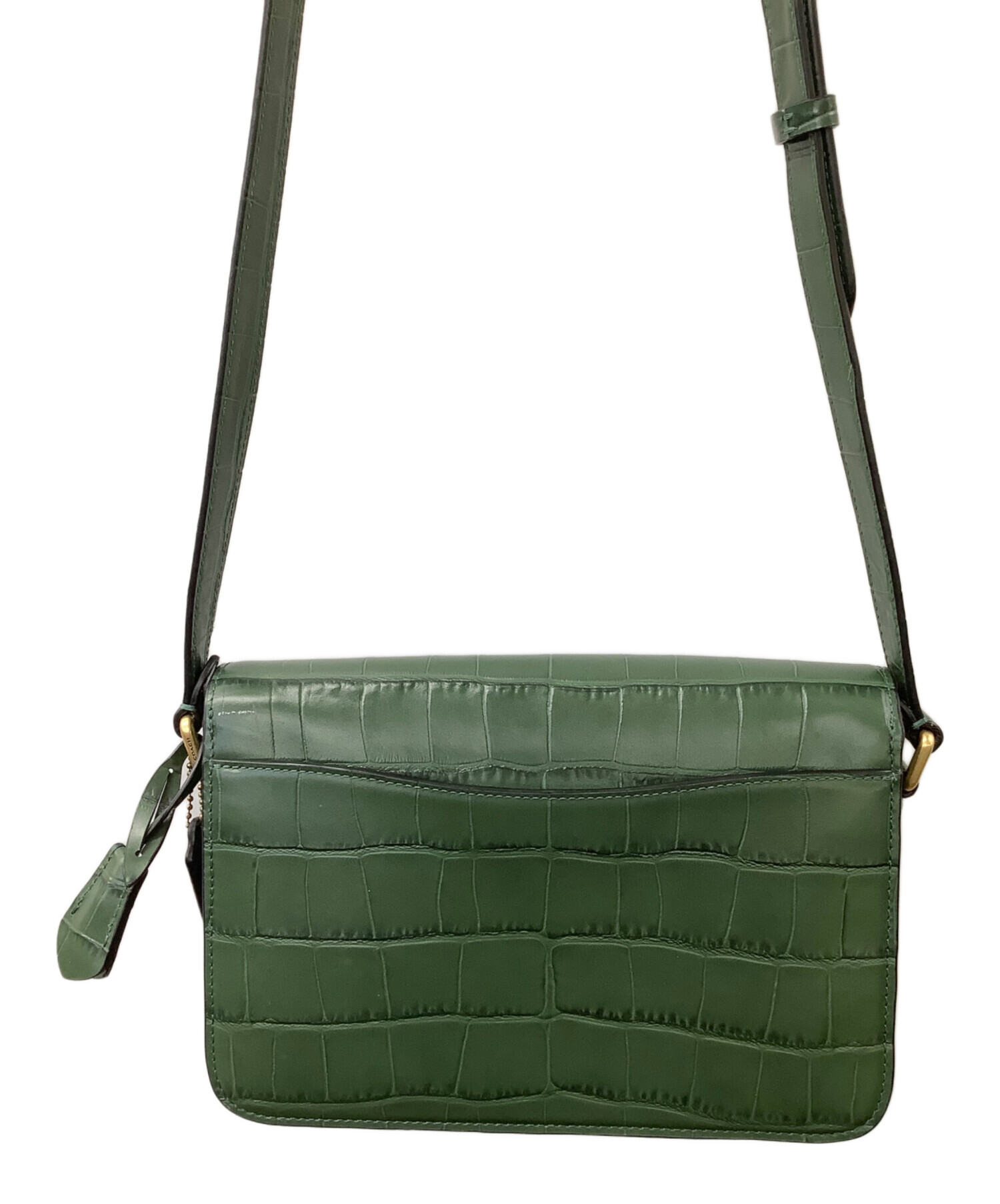 中古・古着通販】COACH (コーチ) Studio Shoulder Bag グリーン