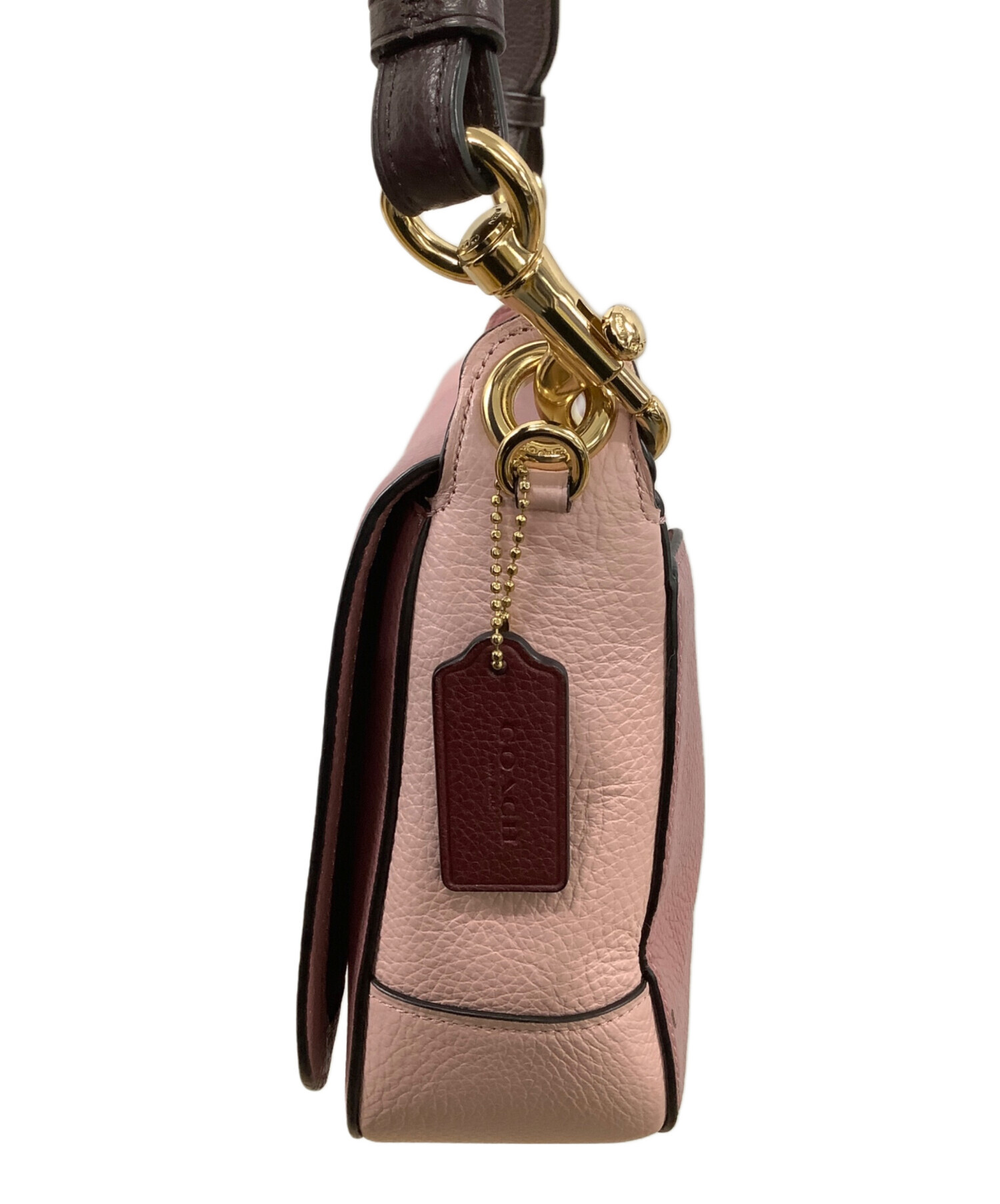 中古・古着通販】COACH (コーチ) ショルダーバッグ ピンク｜ブランド