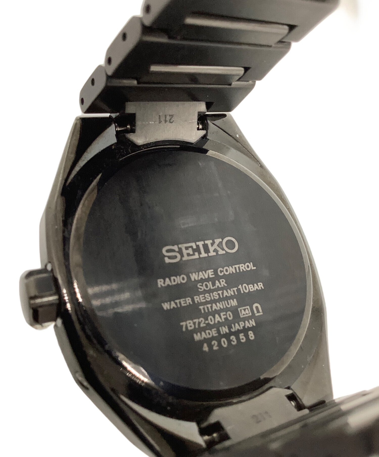 中古・古着通販】SEIKO (セイコー) アストロン ブラック｜ブランド