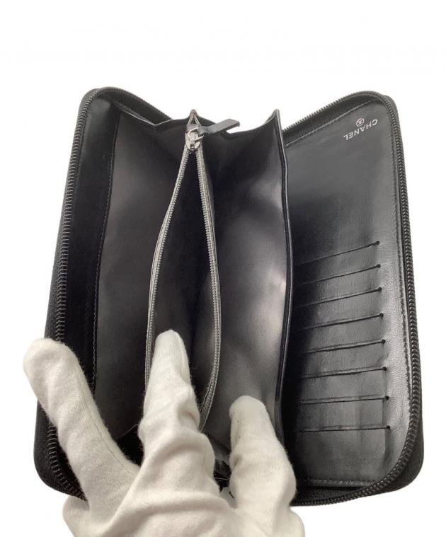 中古・古着通販】CHANEL (シャネル) カメリア ラウンドファスナー長