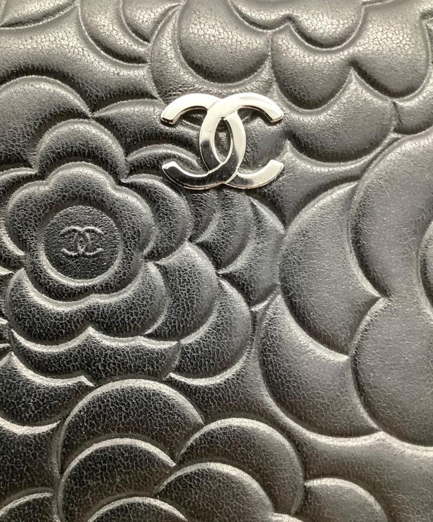 中古・古着通販】CHANEL (シャネル) カメリア ラウンドファスナー長