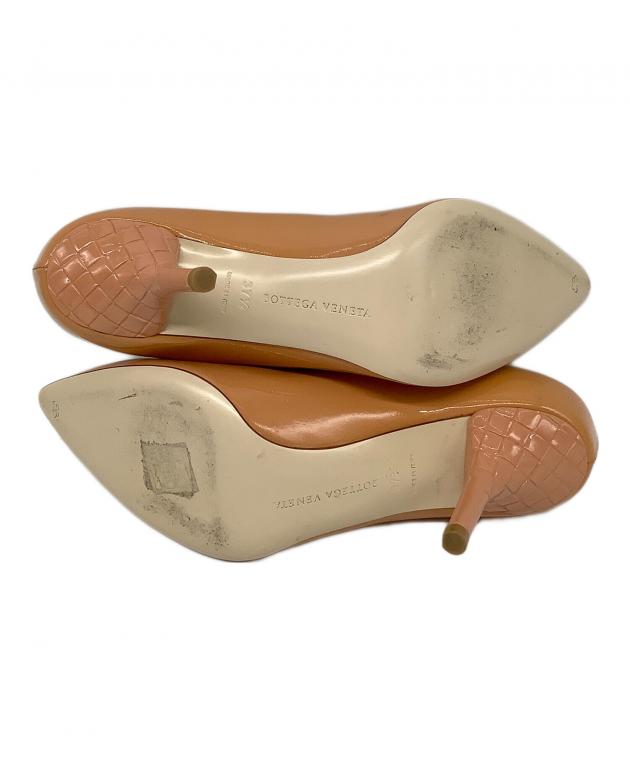 中古・古着通販】BOTTEGA VENETA (ボッテガベネタ) パンプス ベージュ