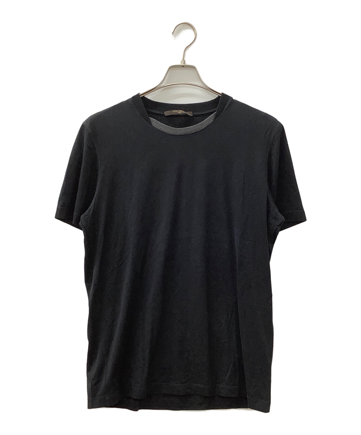 中古・古着通販】LOUIS VUITTON (ルイ ヴィトン) 半袖Tシャツ ブラック 