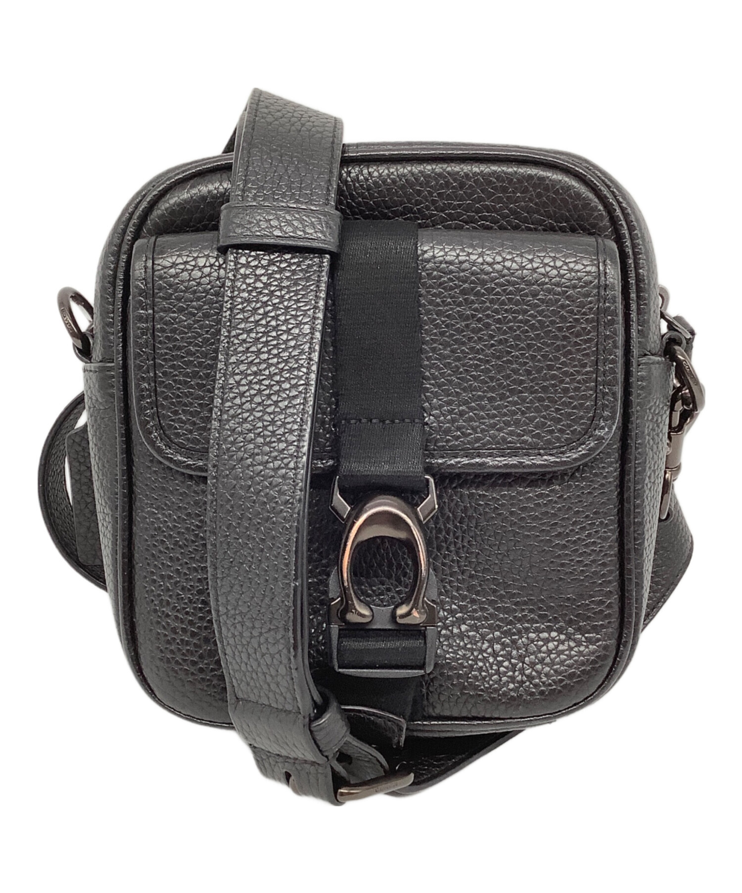 未使用品級　COACH　ショルダーバッグ　ベック　クロスボディ　ロゴ　ネイビー 中古・古着通販】COACH (コーチ) ベック クロスボディ ブラック